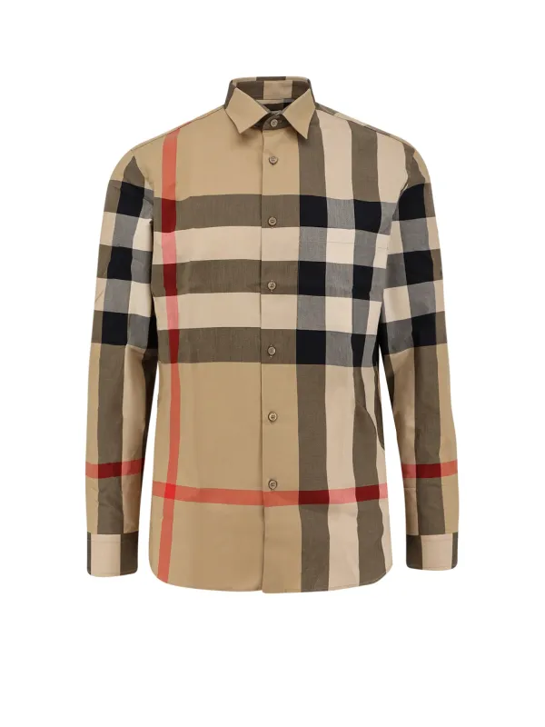 Summerton Cotton Shirt made by Burberry