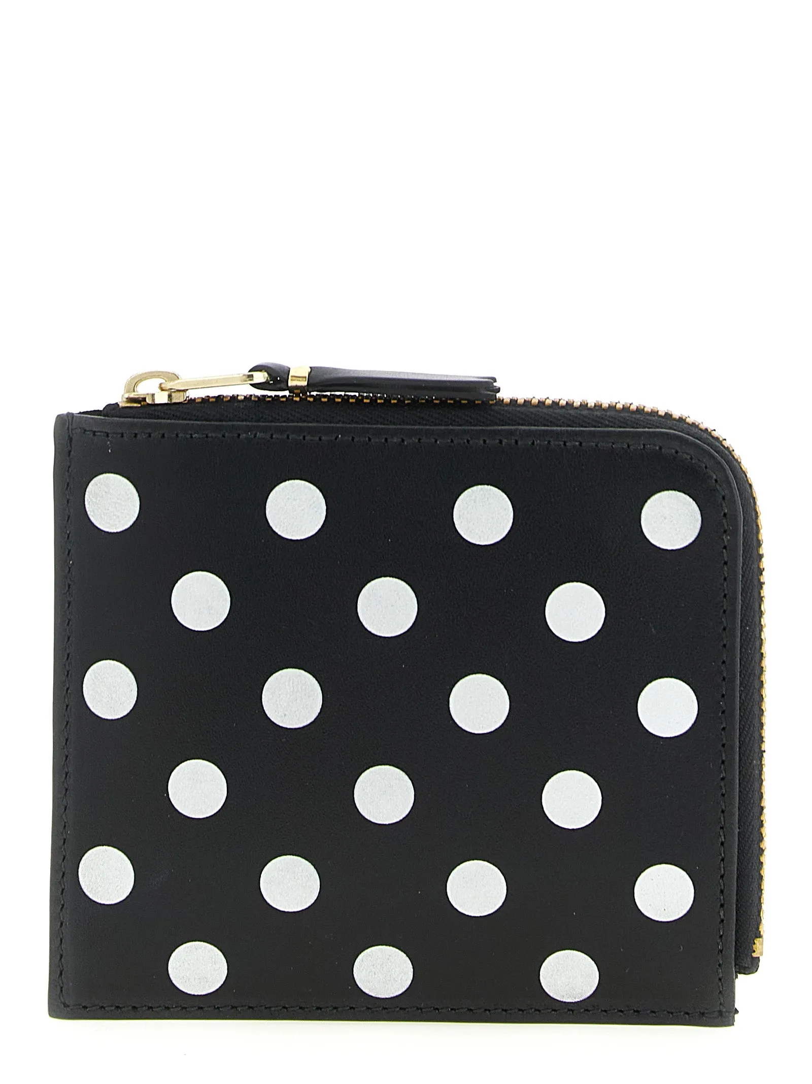 Polka Dots Printed Wallet Wallets And Card Holders White/Black sold by Wanan Luxury