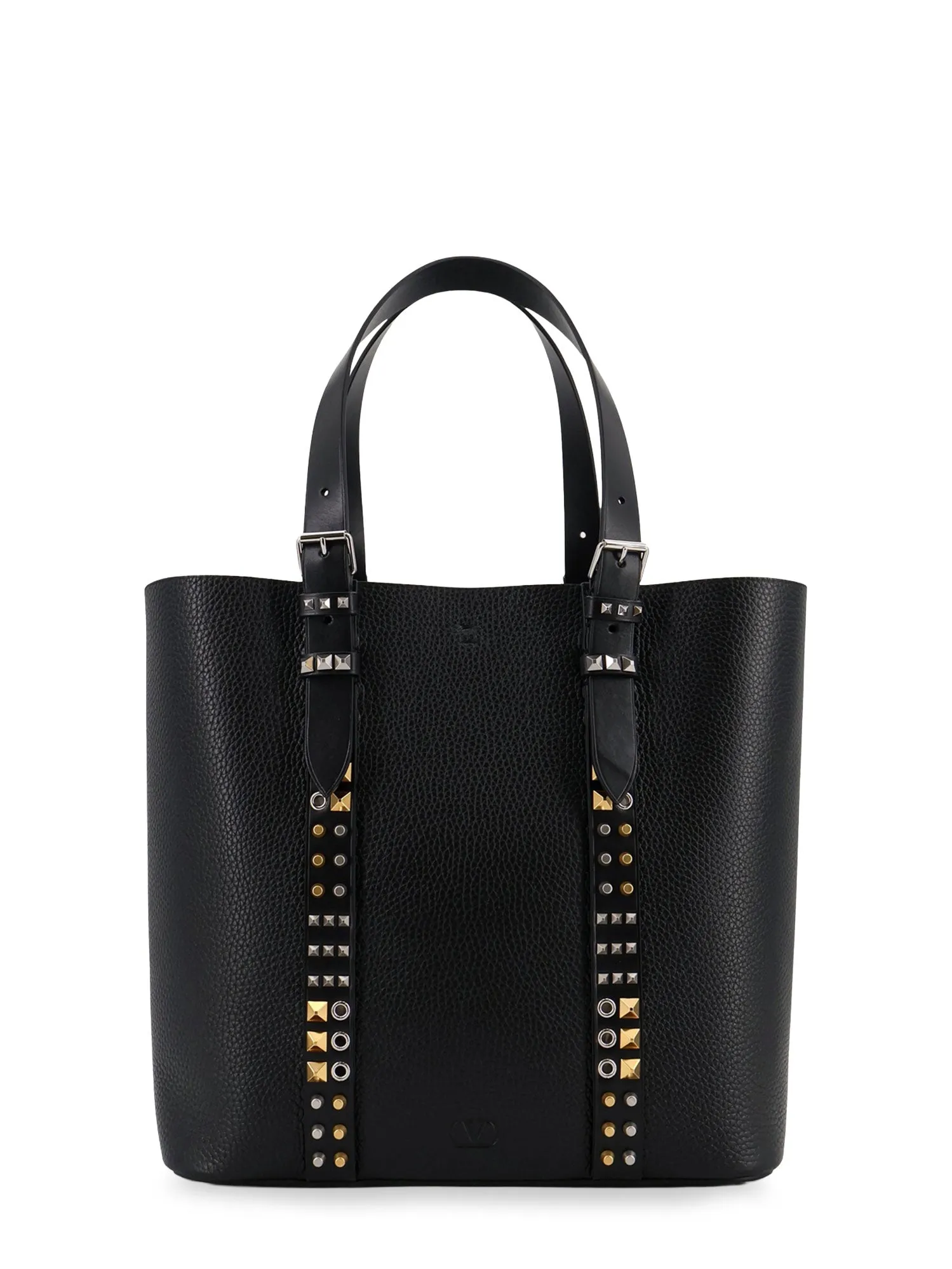Leather Shoulder Bag With Iconic Studs sold by Wanan Luxury