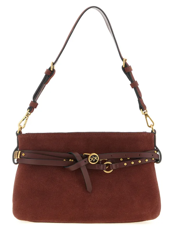 Belt Mini Shoulder Bags Bordeaux made by Pinko