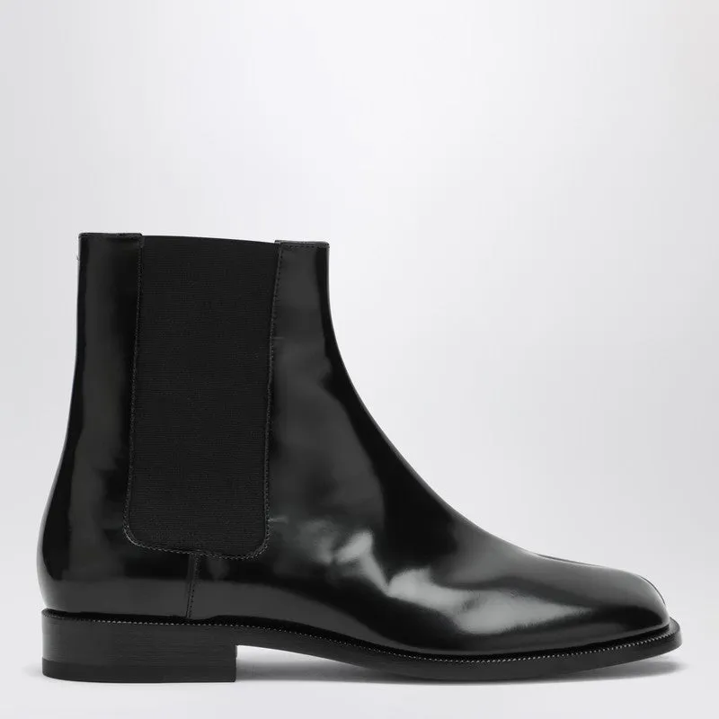 Black Tabi Chelsea Ankle Boots sold by Wanan Luxury