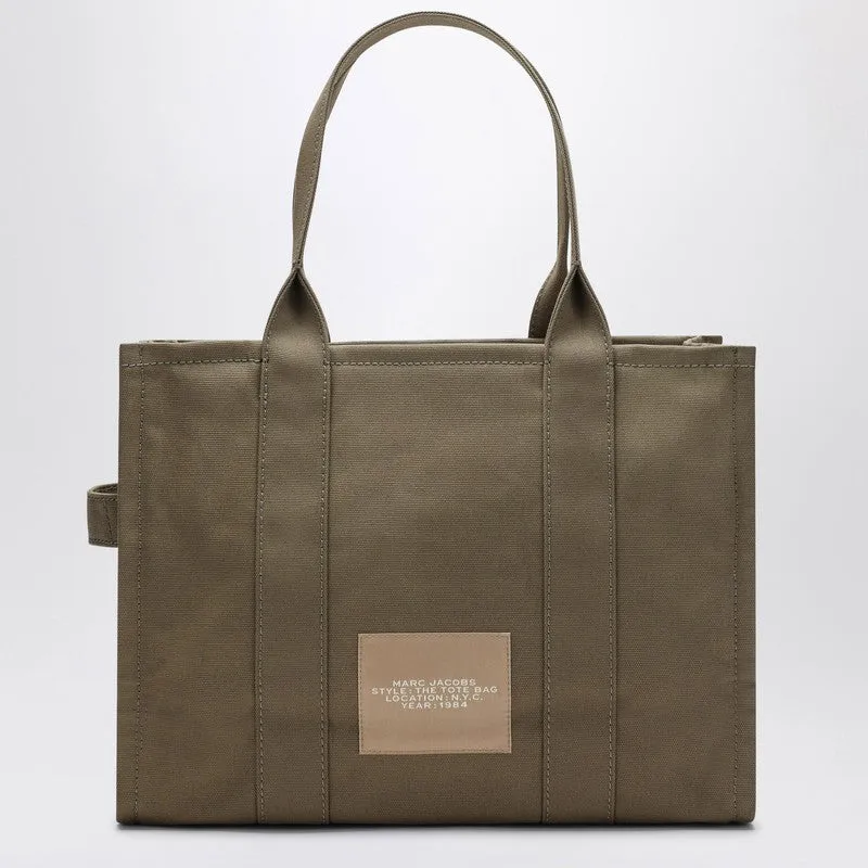 Slate Green Canvas Large Tote Bag sold by Wanan Luxury product image thumbnail 2