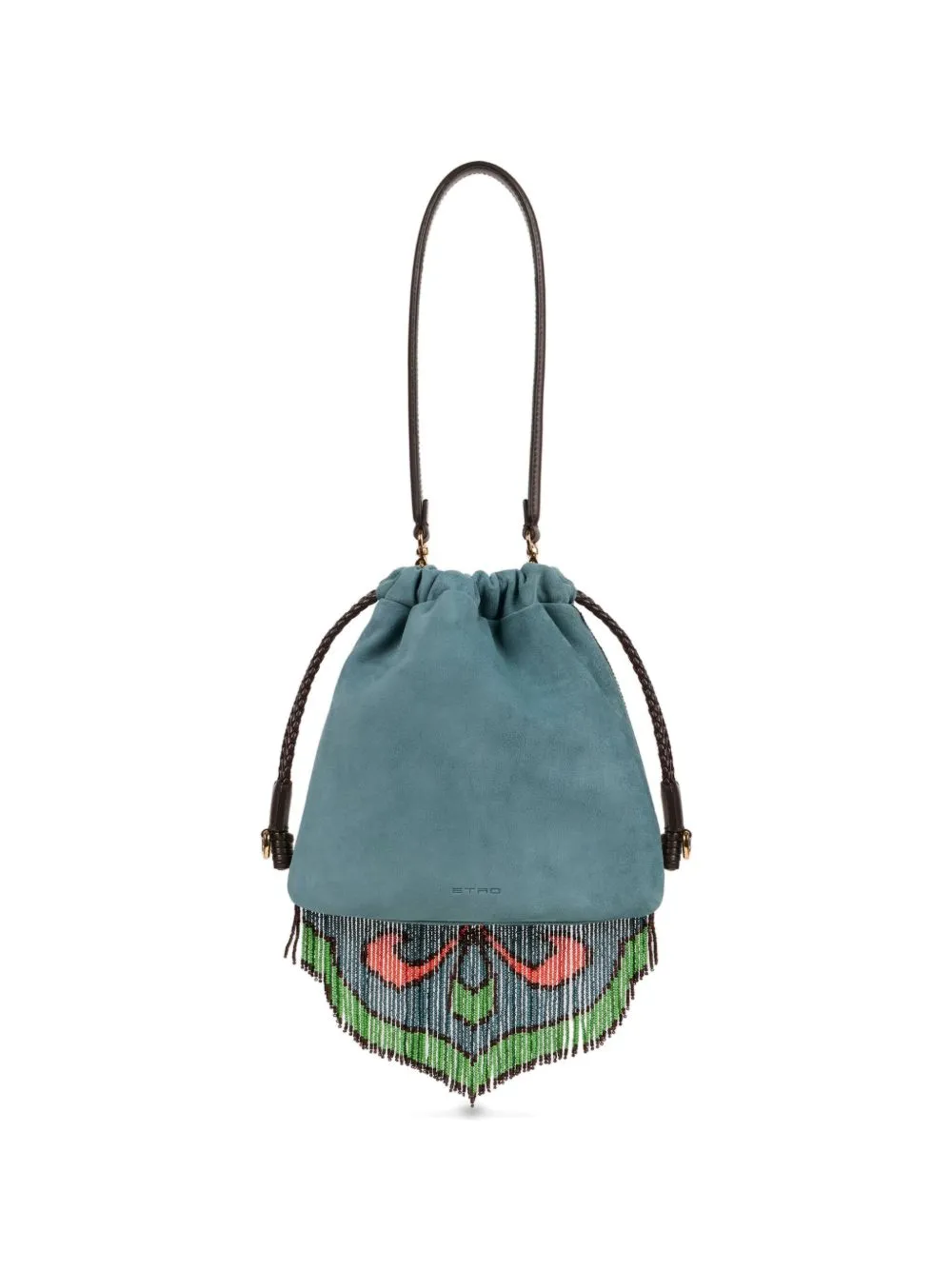 Suede Leather Bucket Bag sold by Wanan Luxury product image thumbnail 5