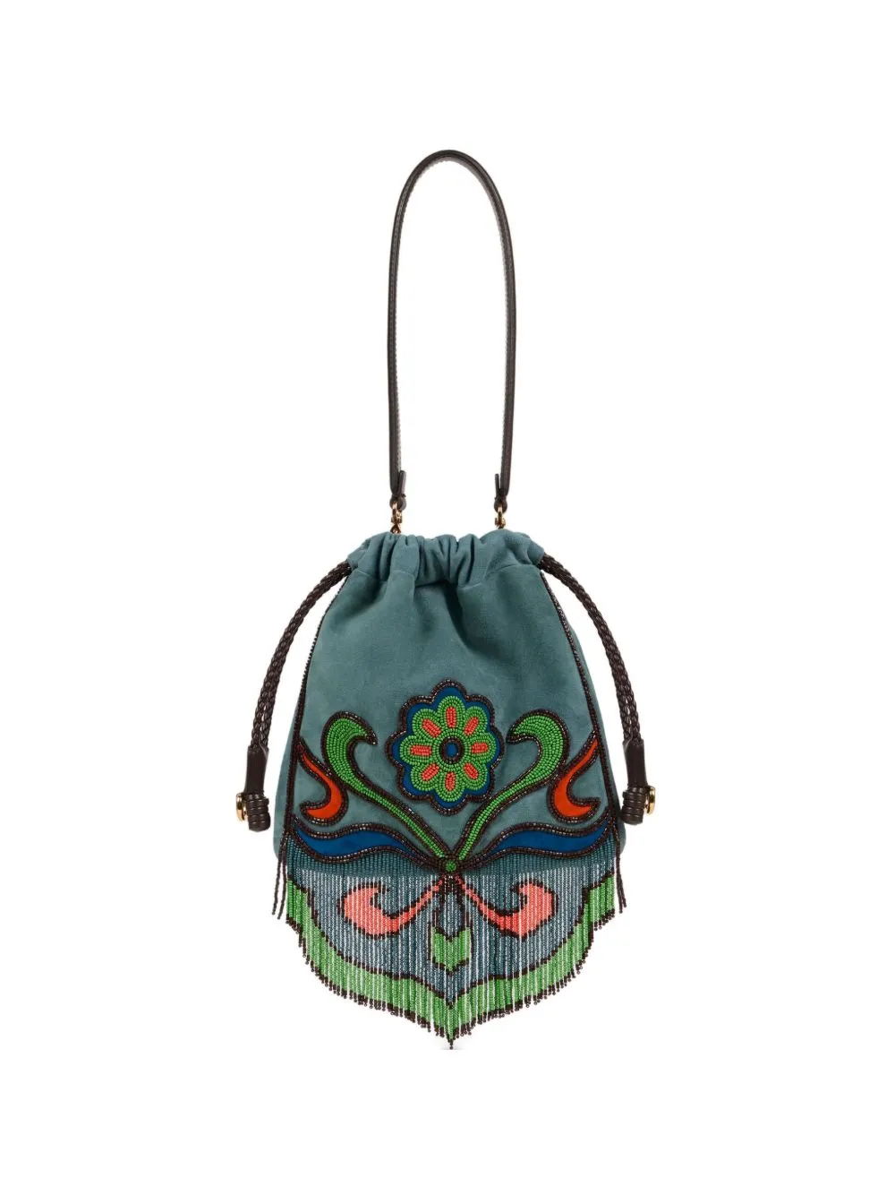 Suede Leather Bucket Bag sold by Wanan Luxury