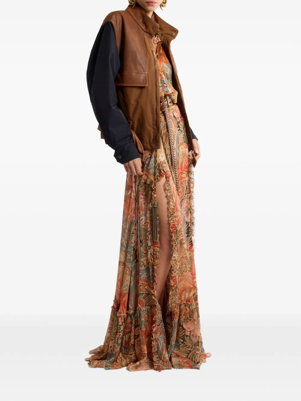 Printed Silk Shirt sold by Wanan Luxury product image thumbnail 2