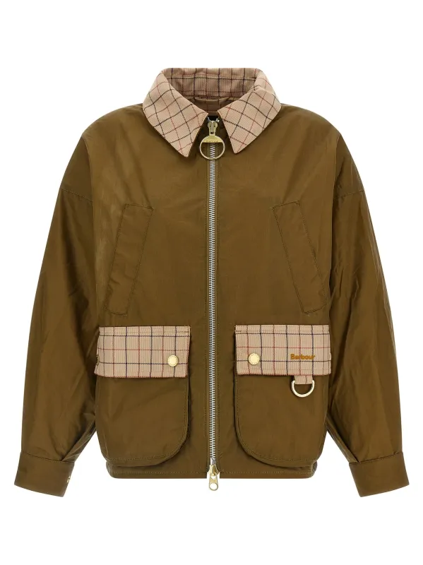 Launton Puffer Jackets Beige made by Barbour