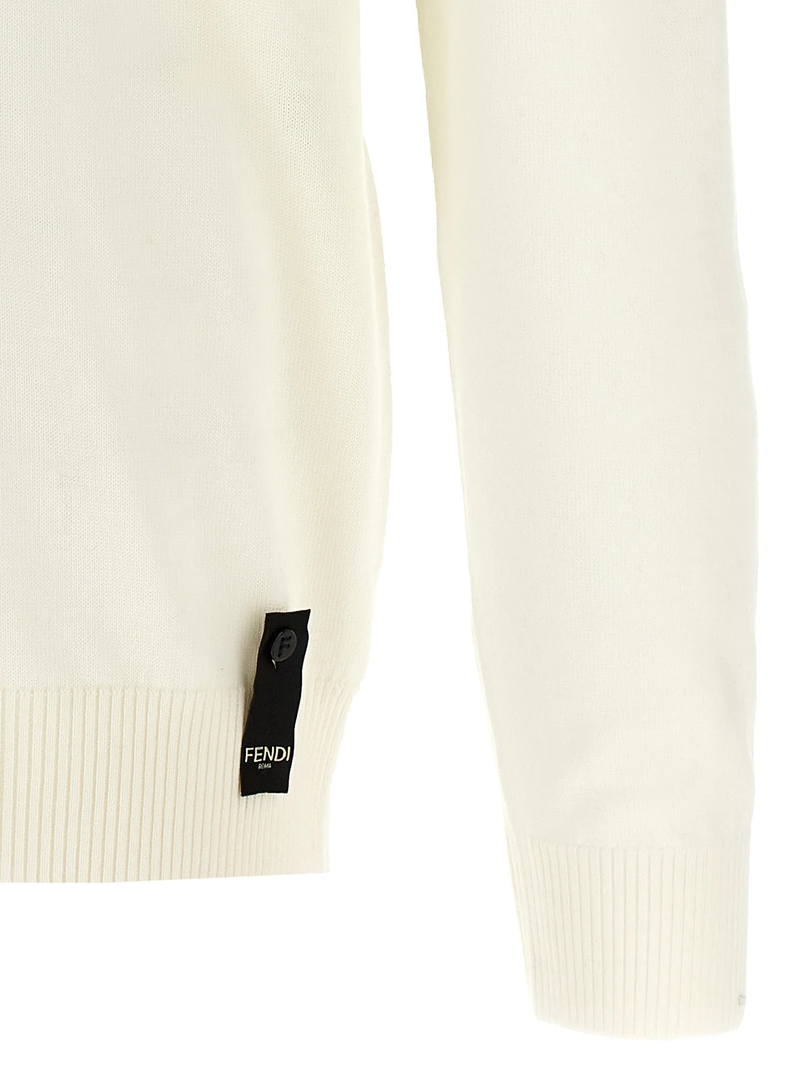 Ff Logo Sweater Sweaters And Cardigans White sold by Wanan Luxury product image thumbnail 4