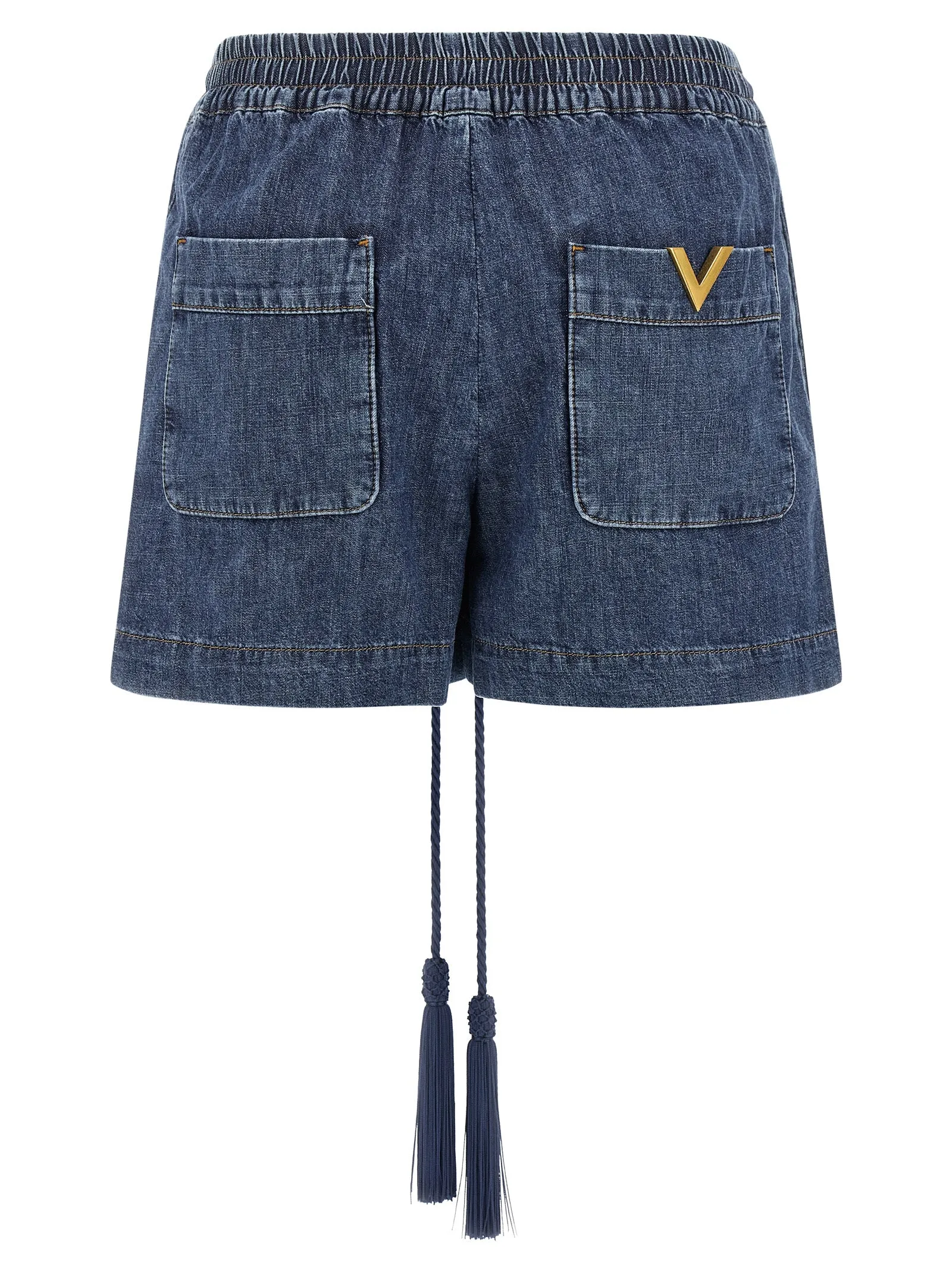 Valentino Garavani Vgold Shorts Bermuda And Short Blue sold by Wanan Luxury product image thumbnail 2