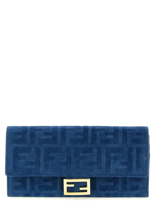 Continental Baguette Wallets And Card Holders Blue sold by Wanan Luxury