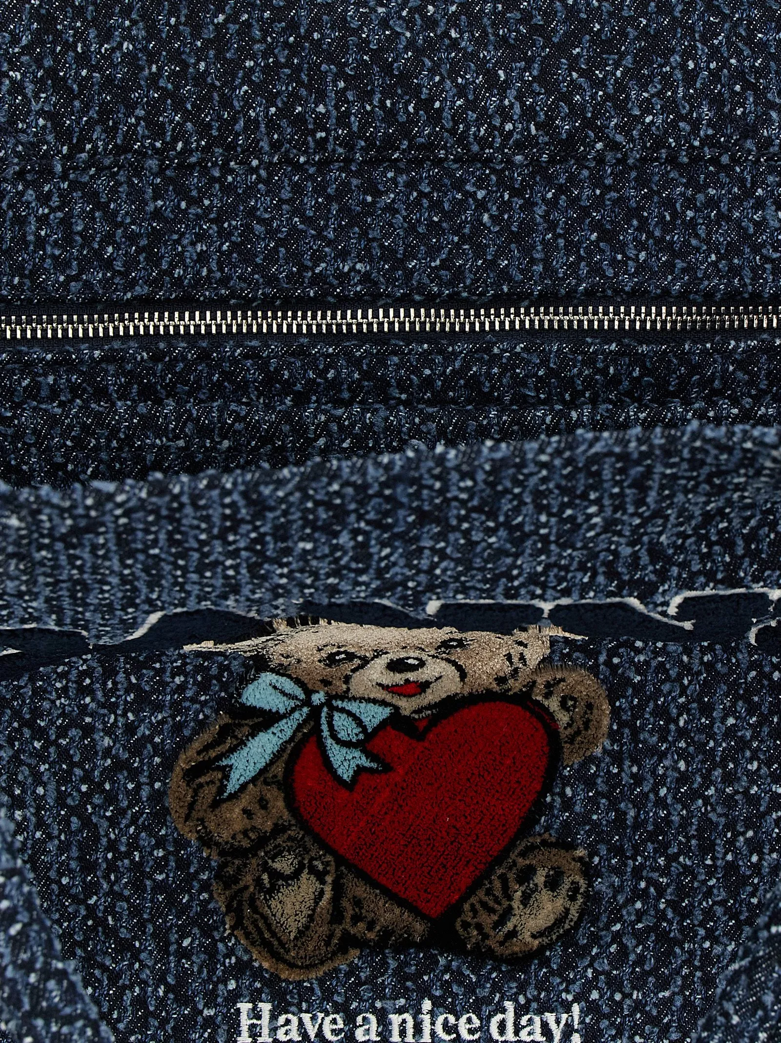 Bear Tote Bag Blue sold by Wanan Luxury product image thumbnail 4