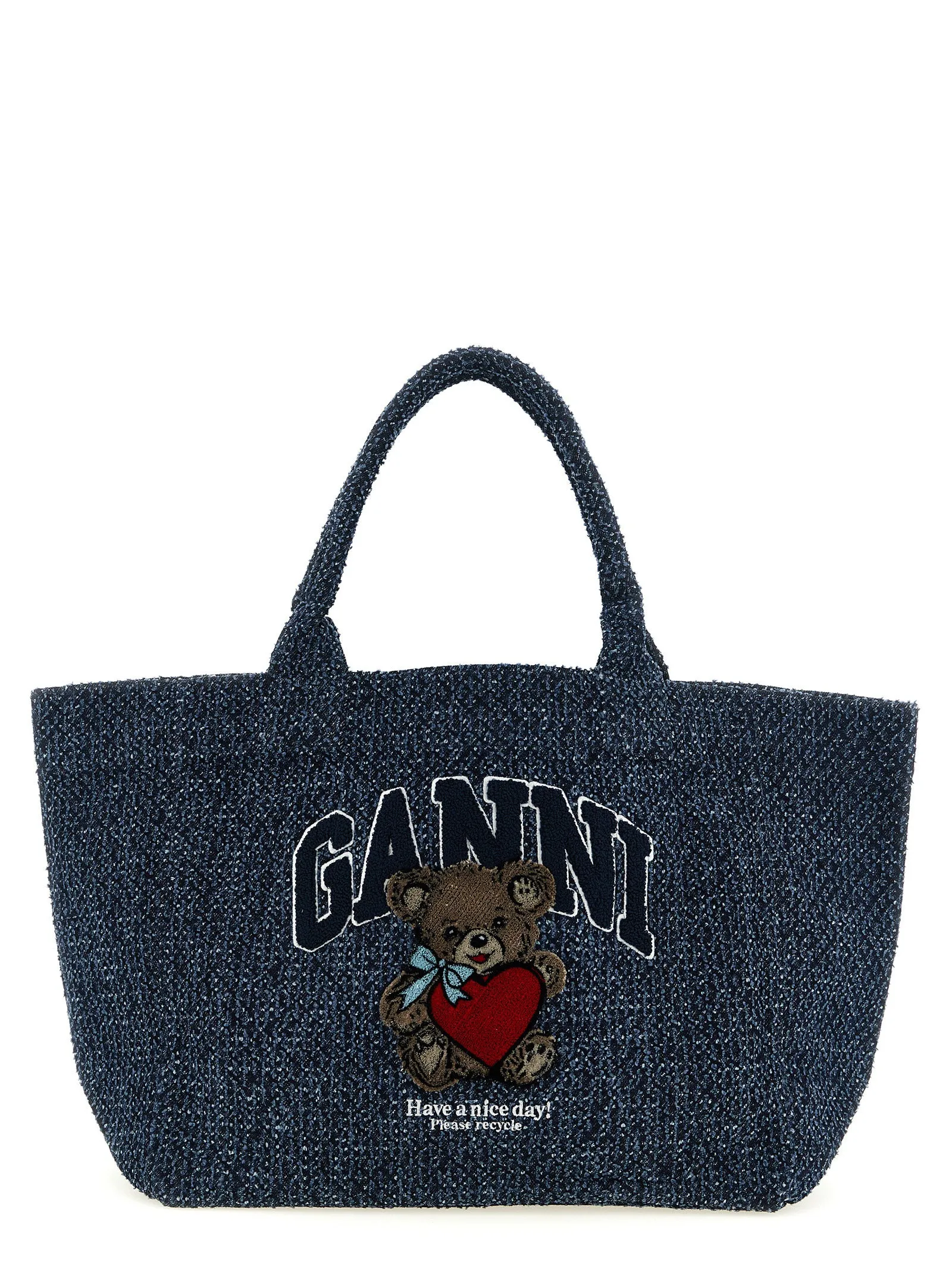 Bear Tote Bag Blue sold by Wanan Luxury