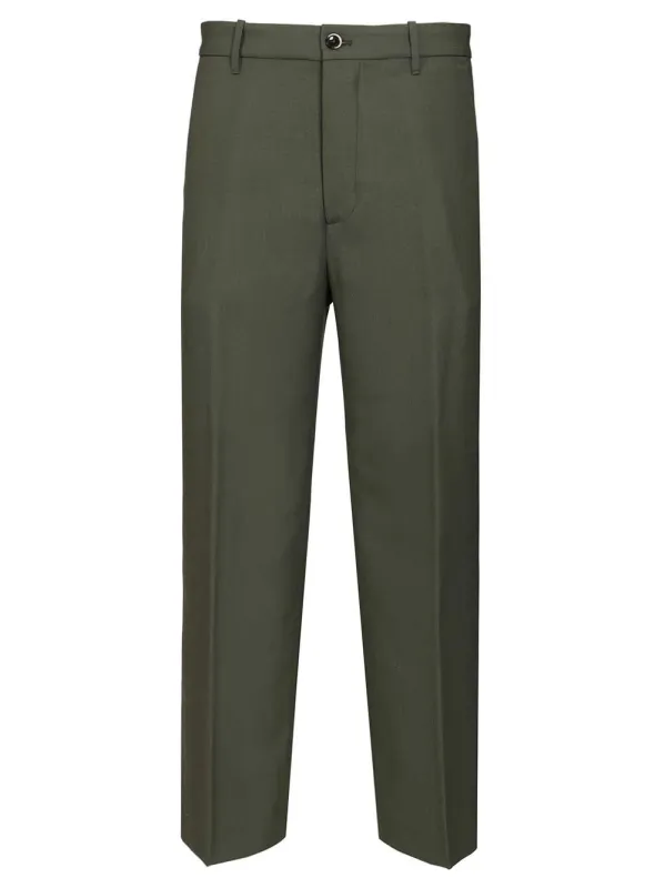 Tailored Trousers Green sold by Wanan Luxury