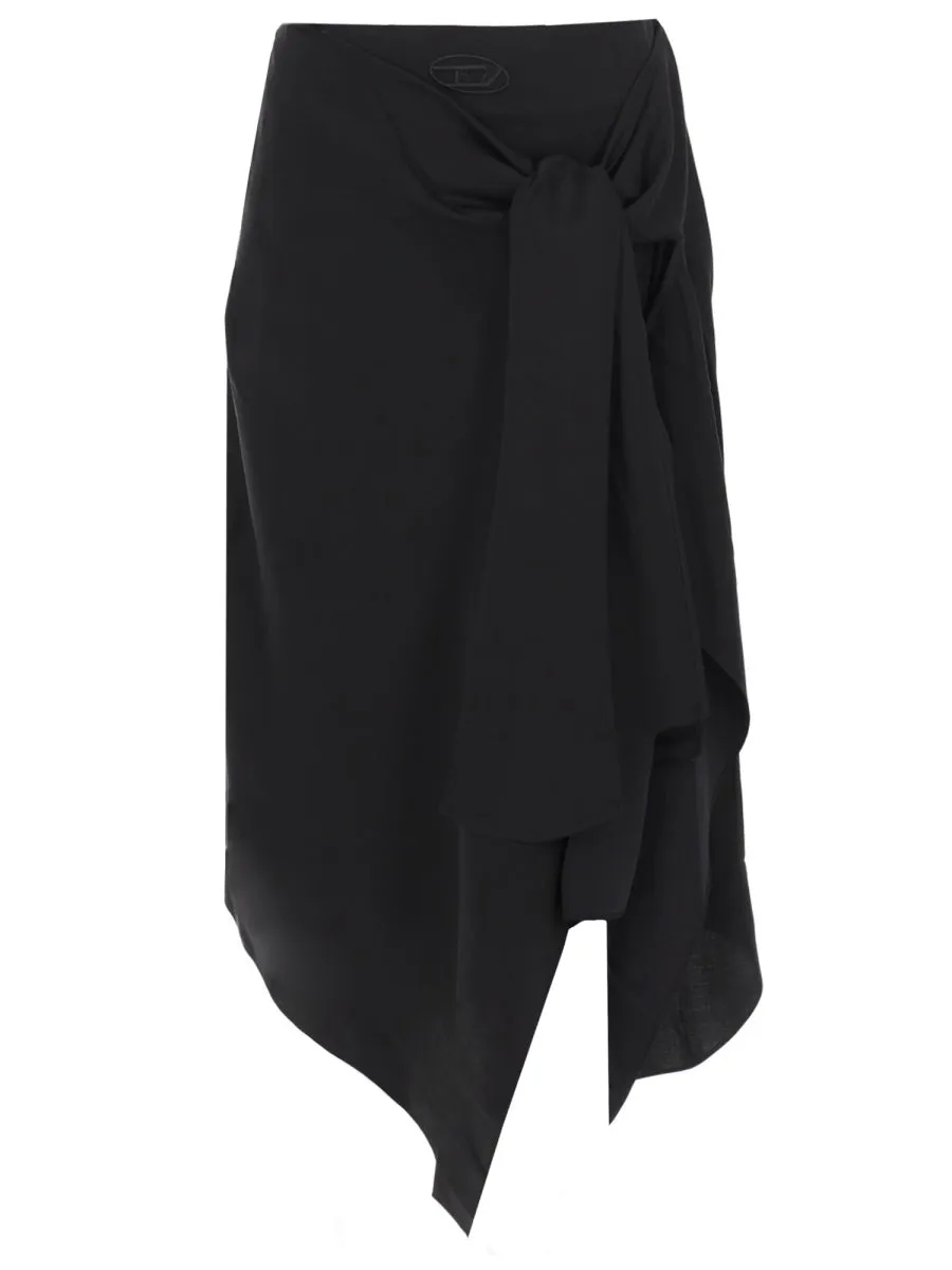 "O-Tali" Midi Skirt sold by Wanan Luxury