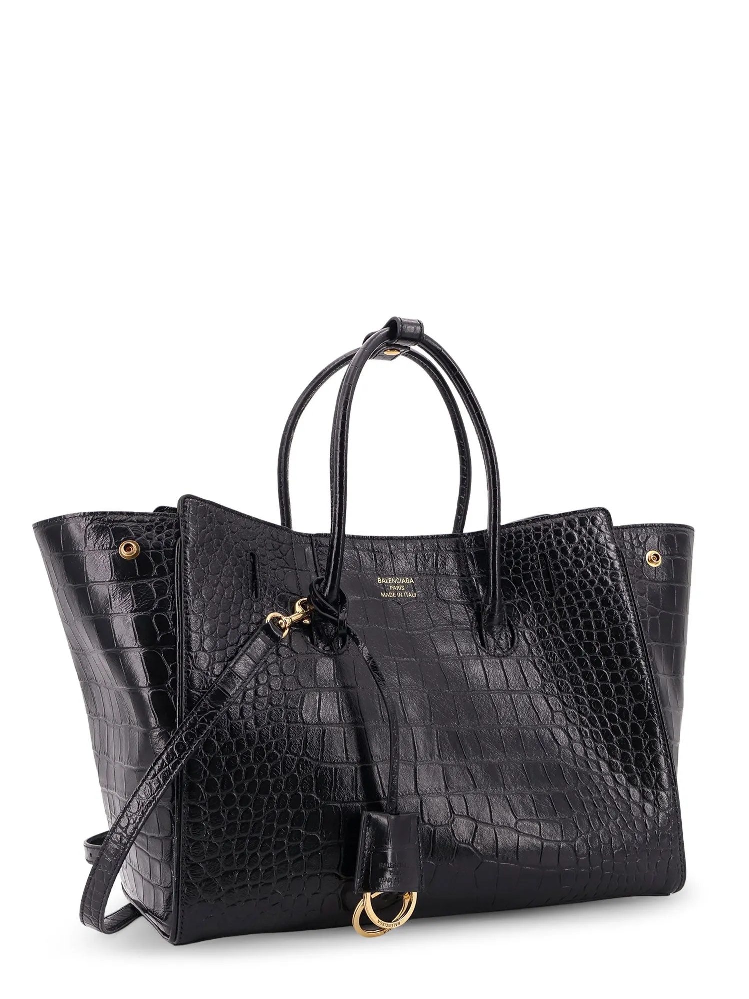 All Hampton Small Leather Shoulder Bag With Croco Effect sold by Wanan Luxury product image thumbnail 3