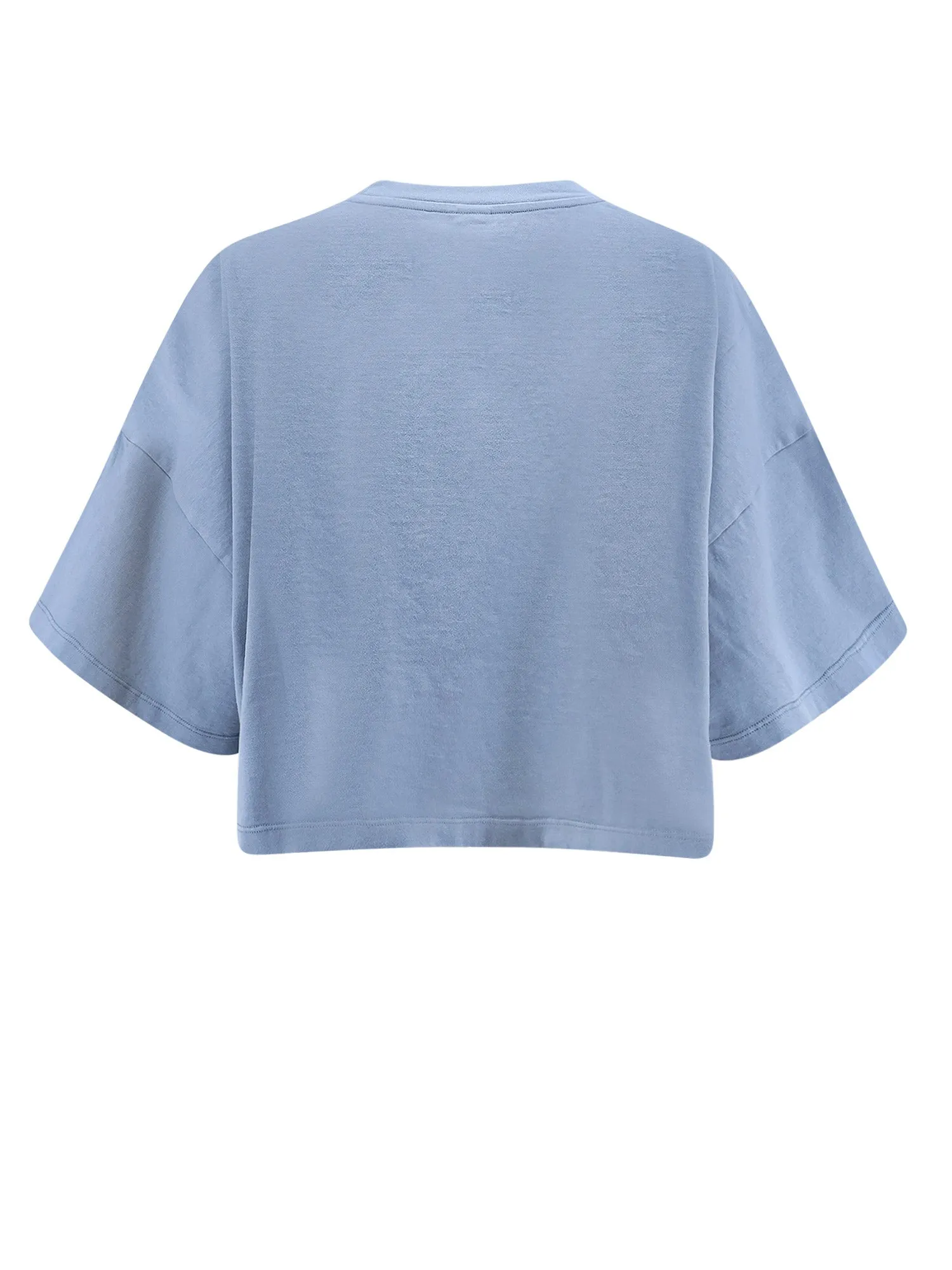 Cropped Cotton T-Shirt sold by Wanan Luxury product image thumbnail 2
