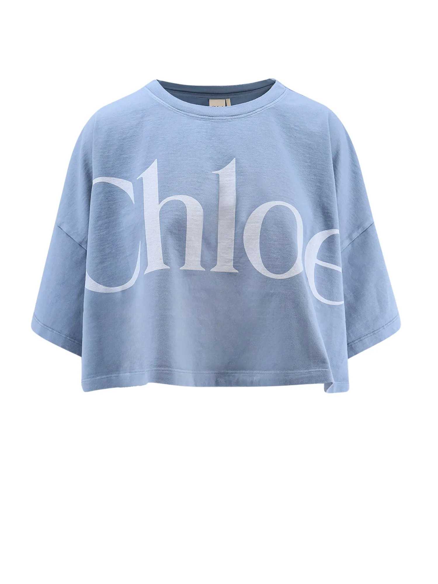 Cropped Cotton T-Shirt sold by Wanan Luxury