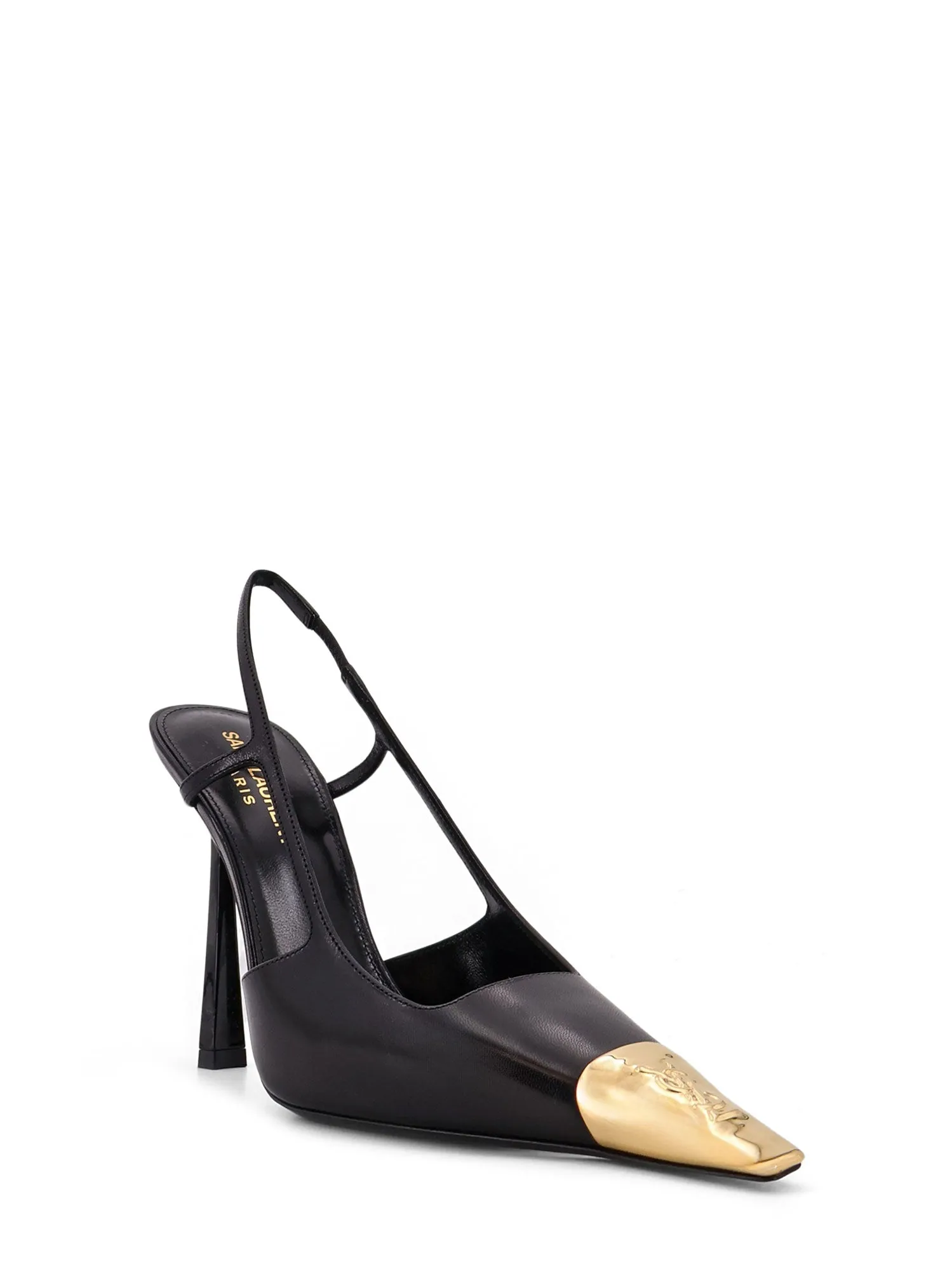 Jeanne Leather Pumps With Metal Toe sold by Wanan Luxury product image thumbnail 2