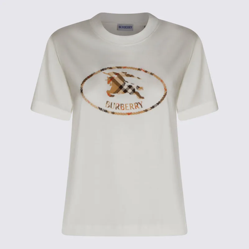 T-Shirts And Polos Chalk made by Burberry