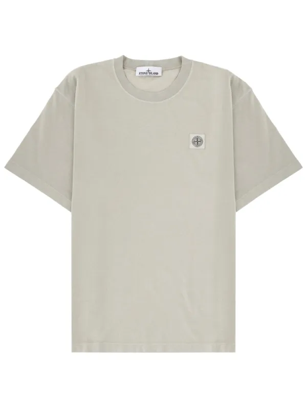 T-Shirt With Logo Patch made by Stone Island