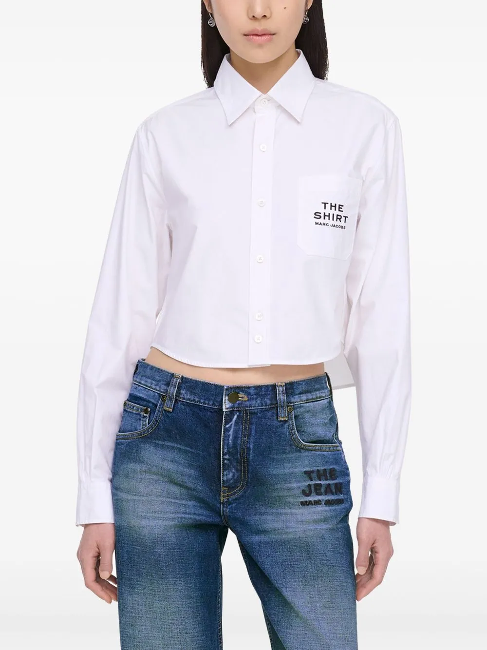 Cotton Cropped Shirt sold by Wanan Luxury product image thumbnail 5