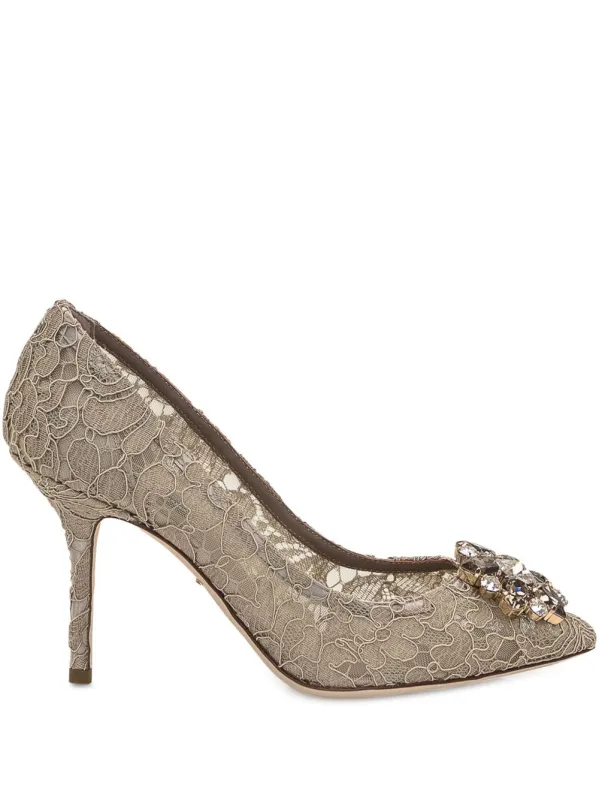 With Heel Light And Natural made by Dolce & Gabanna