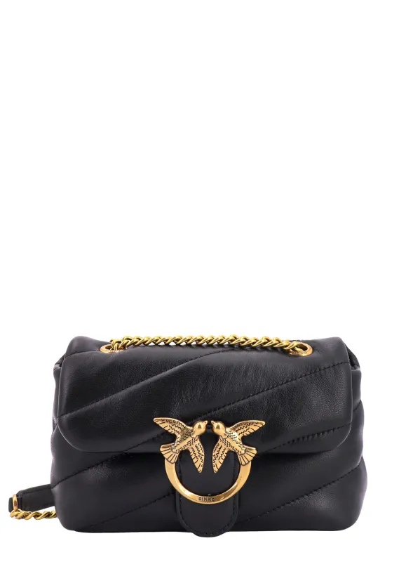 Matelassé Leather Shoulder Bag With Iconic Love Birds Buckle sold by Wanan Luxury