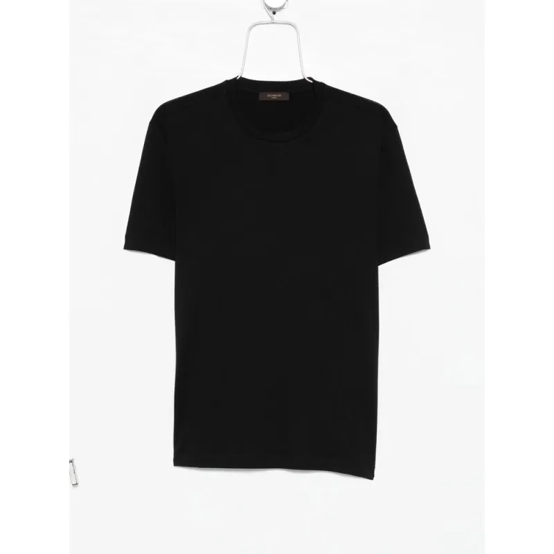 T Shirts Black made by Zanone