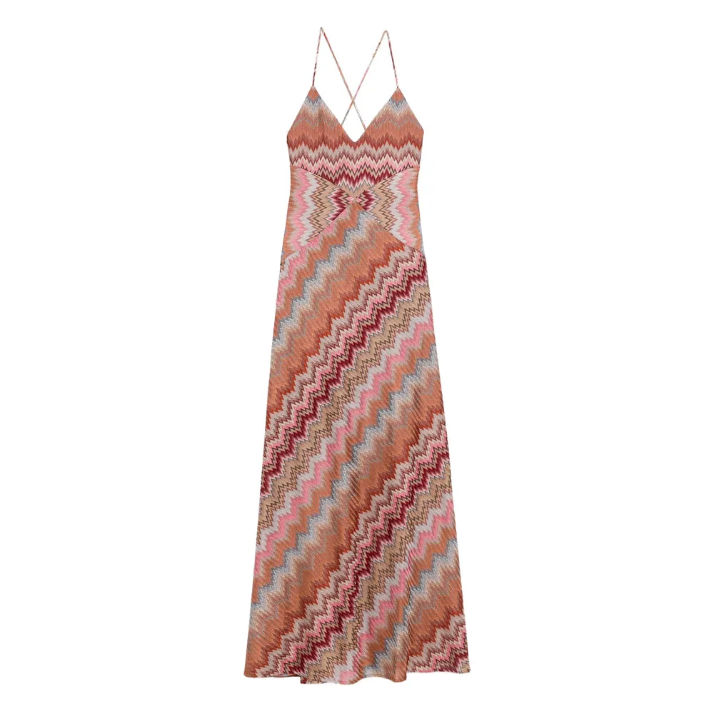 Dresses Brown, Pink sold by Wanan Luxury