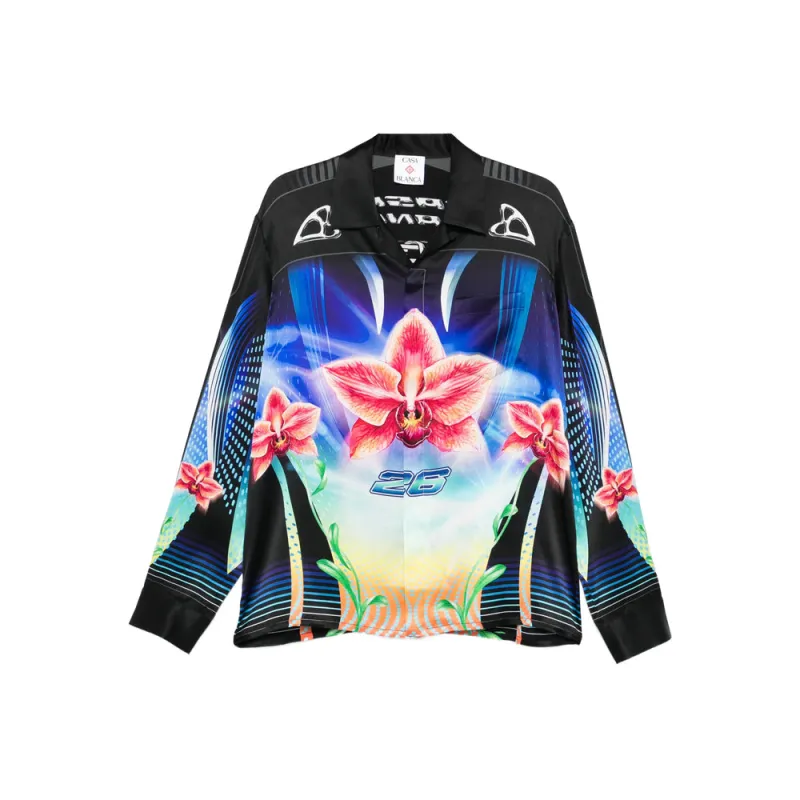 Shirts Black, Blue made by Casablanca