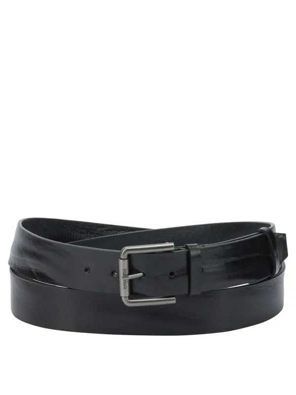 Long Leather Belt Belts Black made by MaxMara