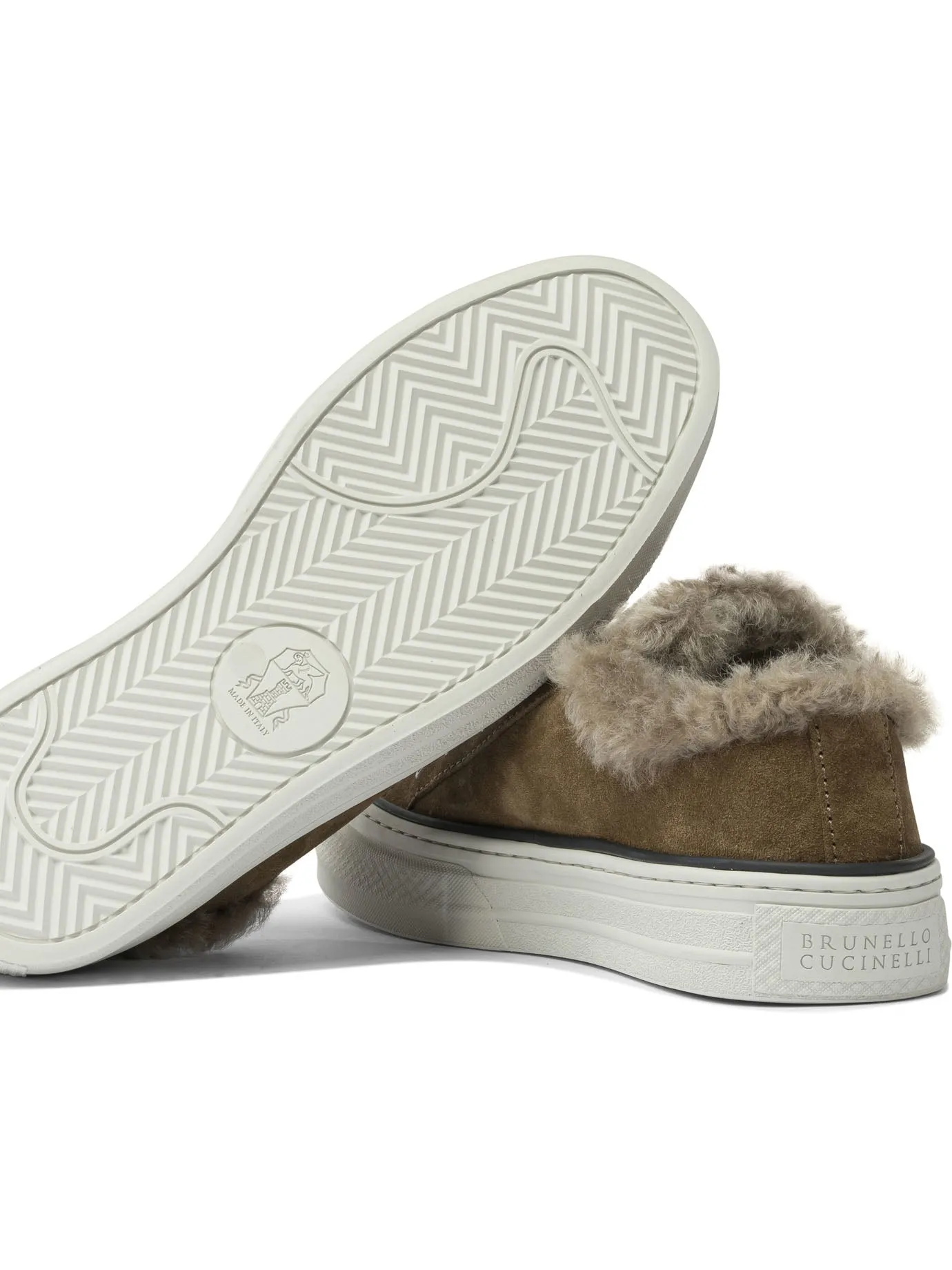 Suede Sneakers With Jewel Detailing Sneakers & Slip-On Brown sold by Wanan Luxury product image thumbnail 5