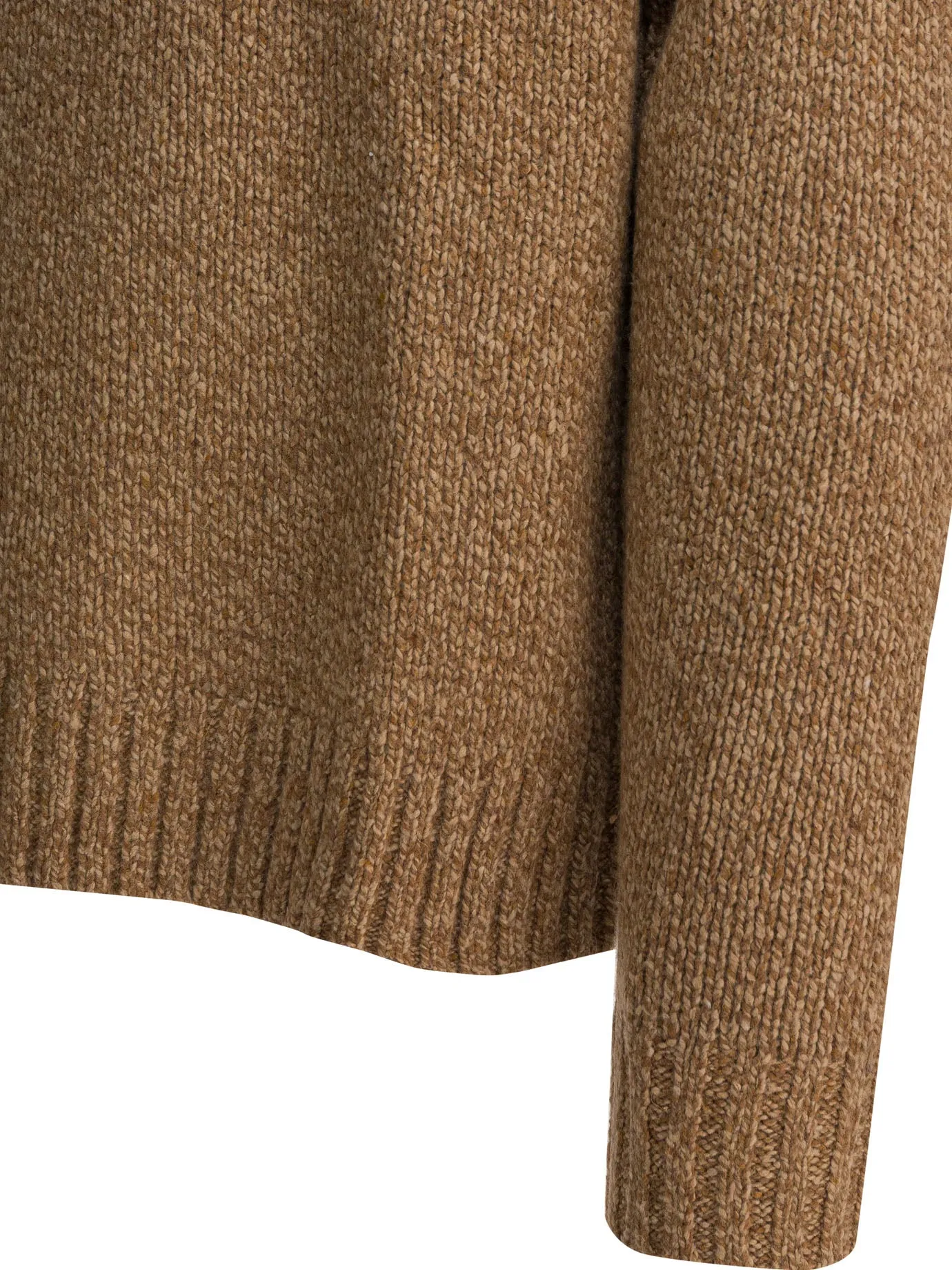 Mottled Wool Sweater Knitwear Beige sold by Wanan Luxury product image thumbnail 4