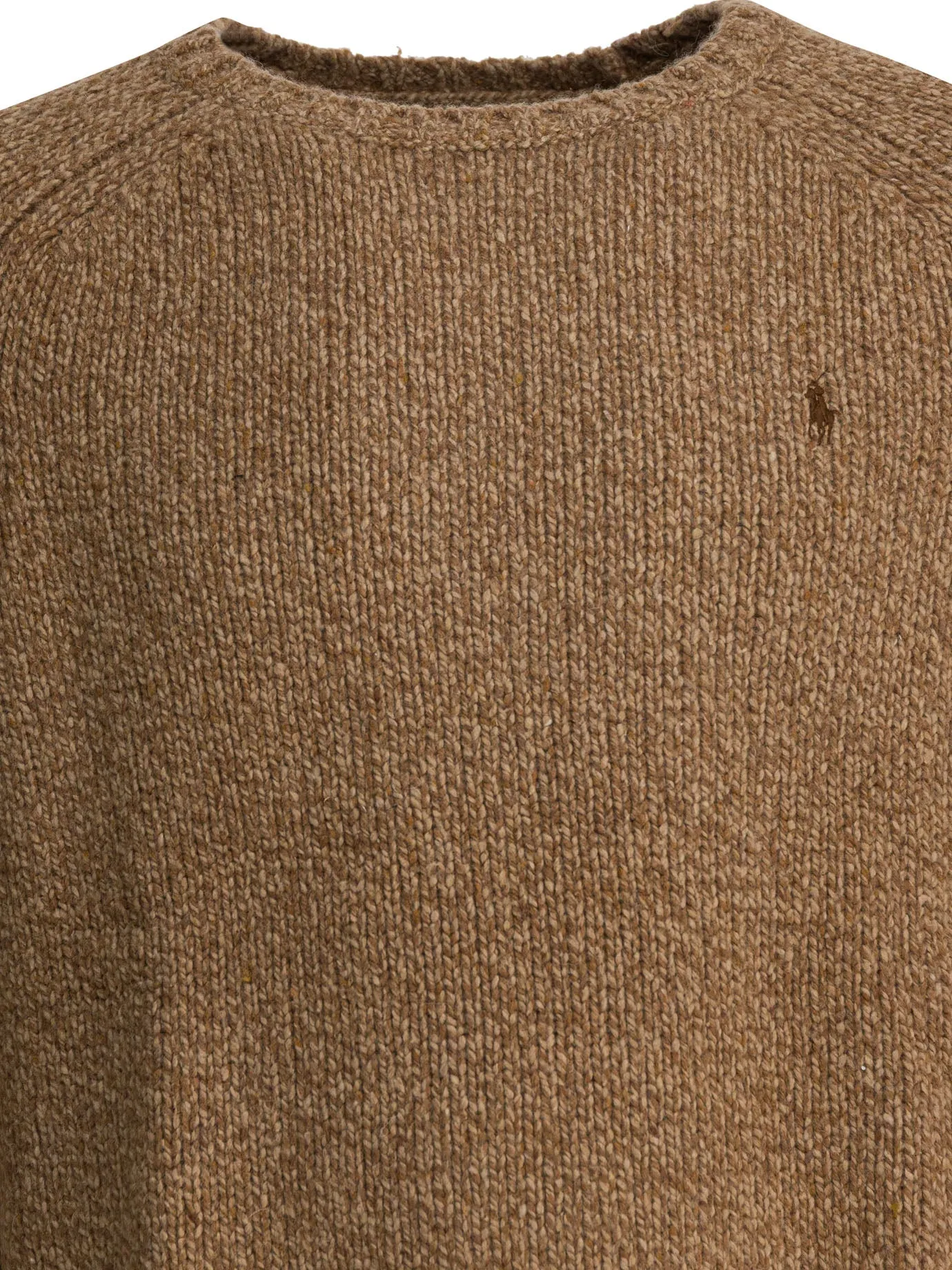 Mottled Wool Sweater Knitwear Beige sold by Wanan Luxury product image thumbnail 3