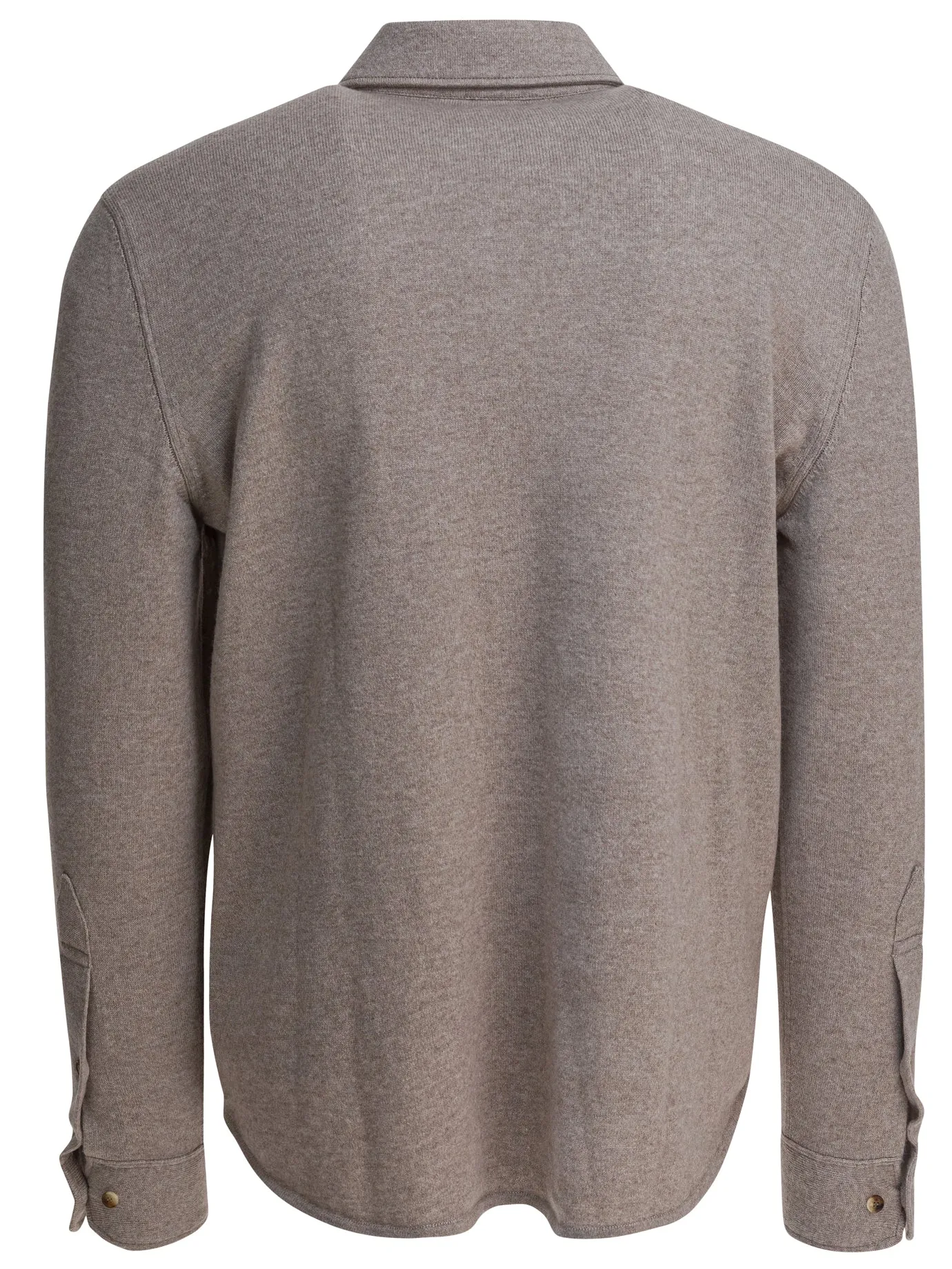 Cashmere Overshirt Jacket Jackets And Coats Brown sold by Wanan Luxury product image thumbnail 2