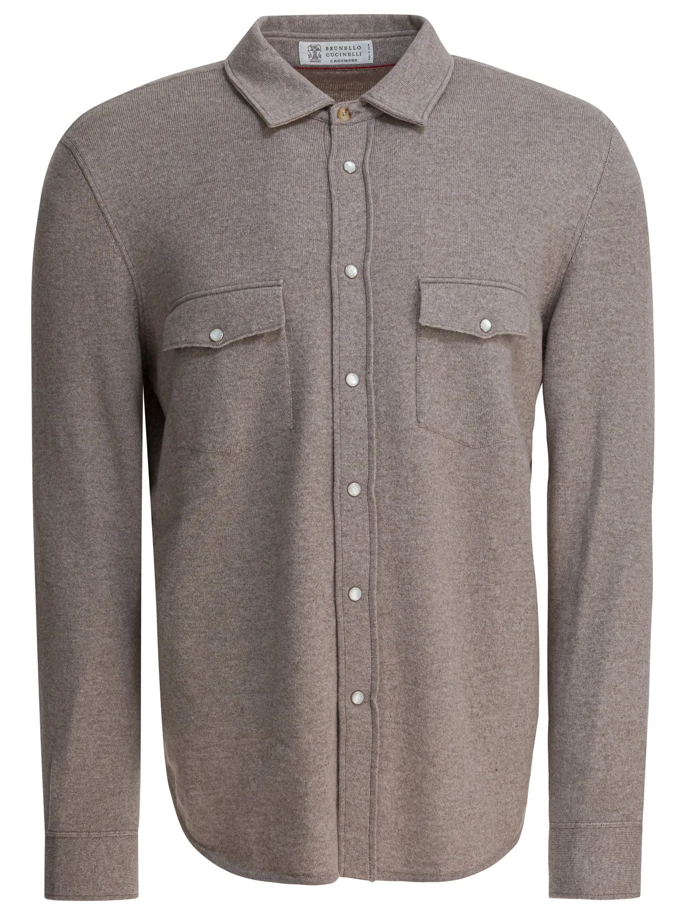 Cashmere Overshirt Jacket Jackets And Coats Brown sold by Wanan Luxury