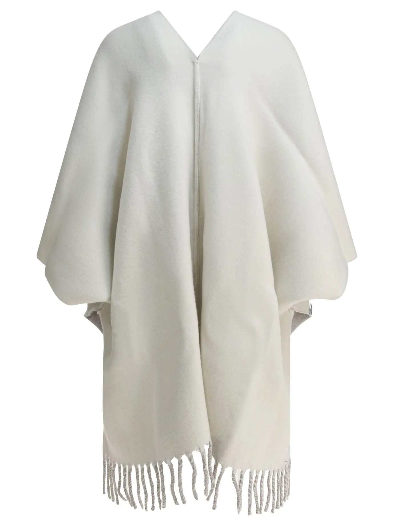 Reversible Wool And Cashmere Cape Jackets And Coats Grey sold by Wanan Luxury product image thumbnail 4