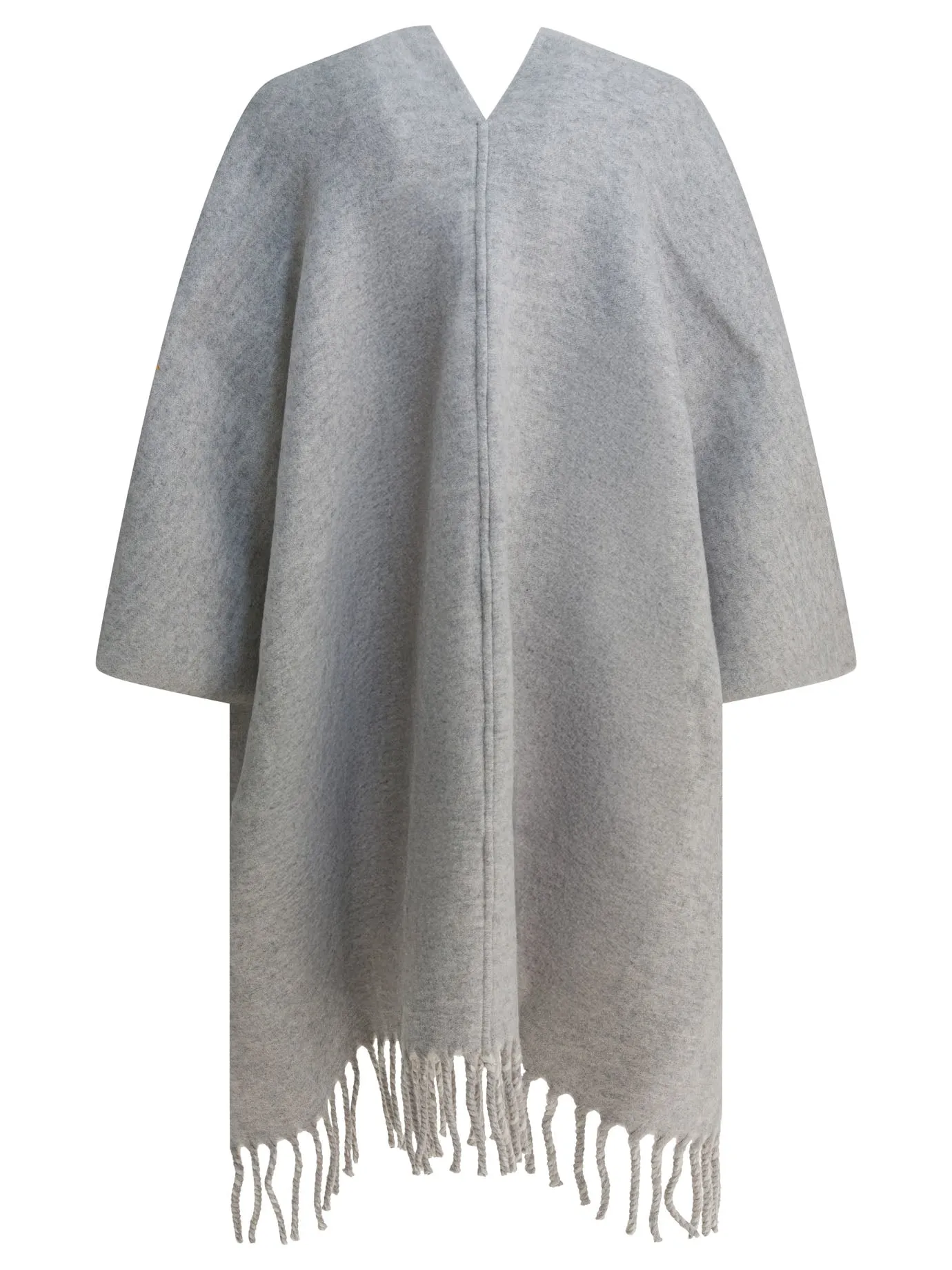 Reversible Wool And Cashmere Cape Jackets And Coats Grey sold by Wanan Luxury product image thumbnail 3