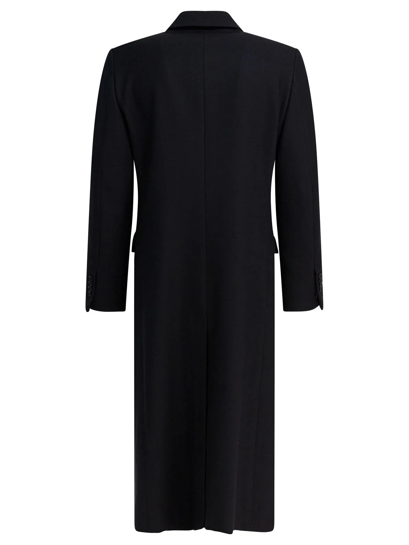 Double-Breasted Wool Jacket Jackets And Coats Black sold by Wanan Luxury product image thumbnail 2