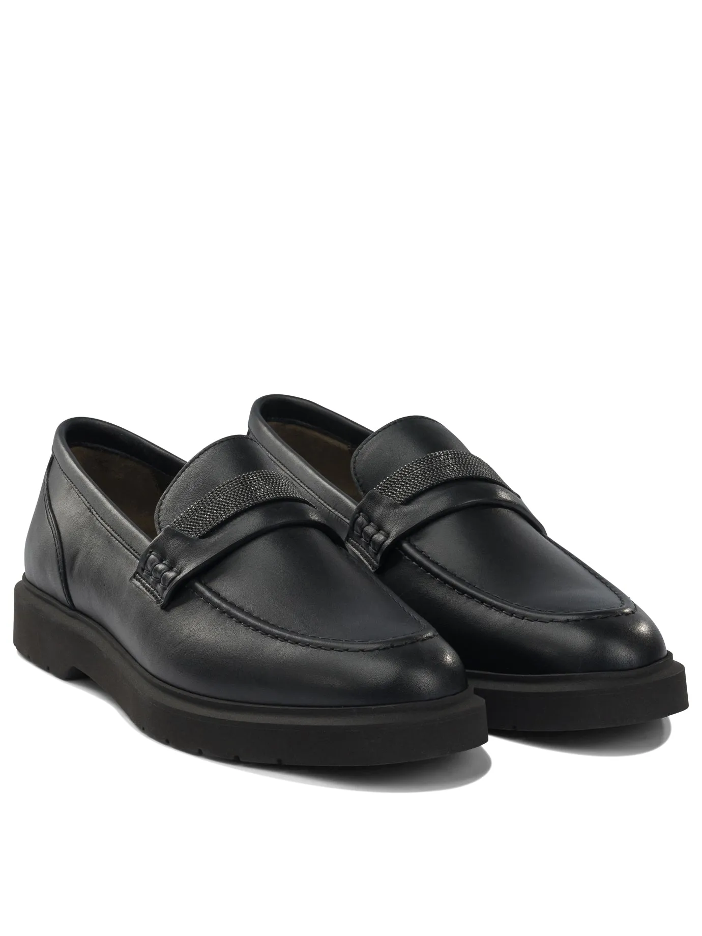 Penny Loafers & Slippers Black sold by Wanan Luxury product image thumbnail 2