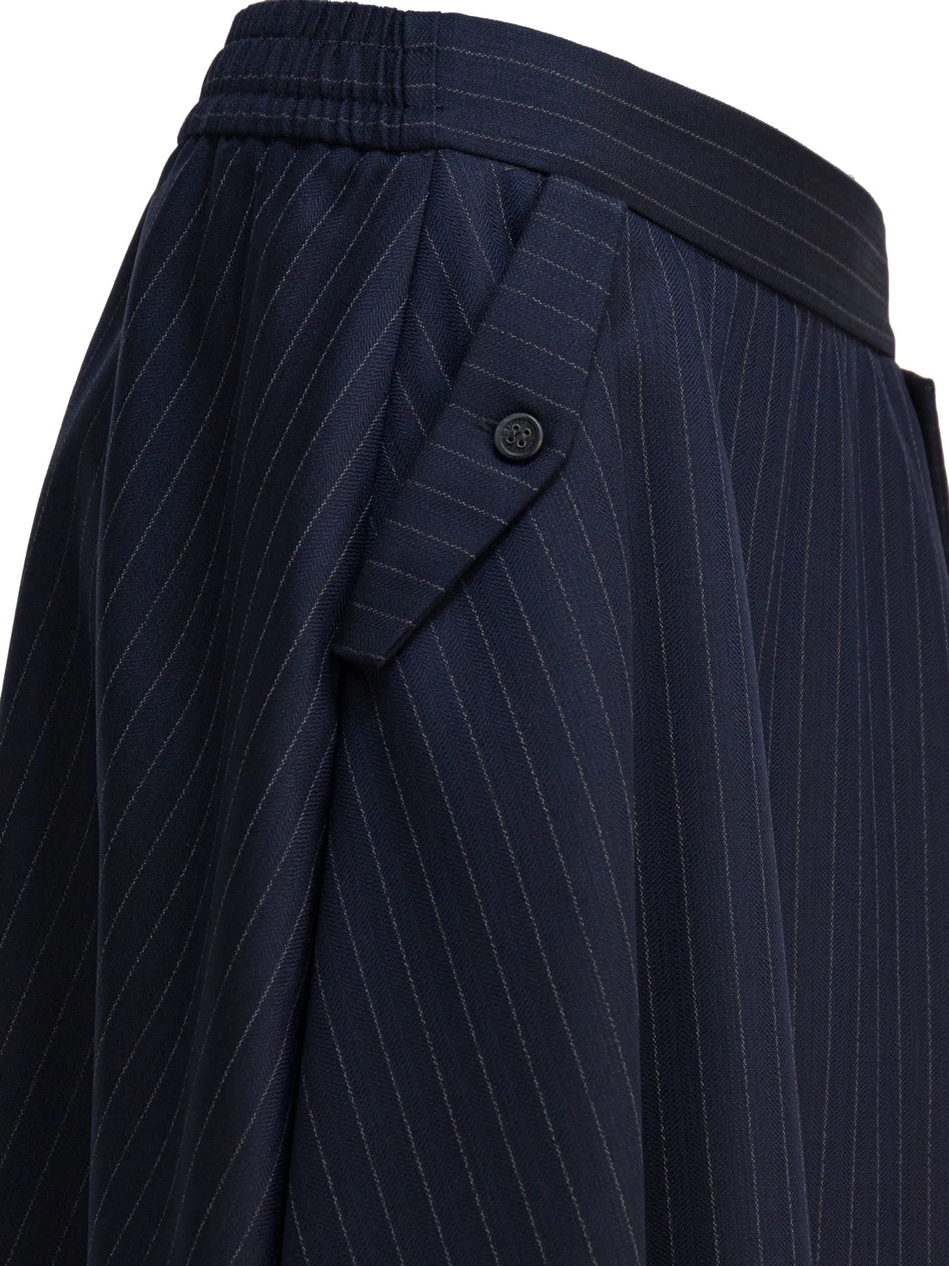 Virgin Wool Skirt Skirts Blue sold by Wanan Luxury product image thumbnail 4