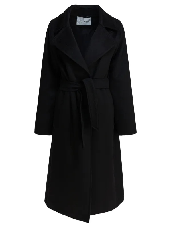 Manuela Icon Coat Jackets And Coats Black made by MaxMara