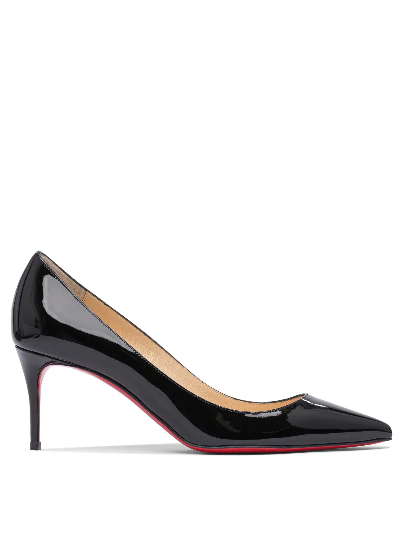 Kate 70 Patent Heeled Shoes Black sold by Wanan Luxury