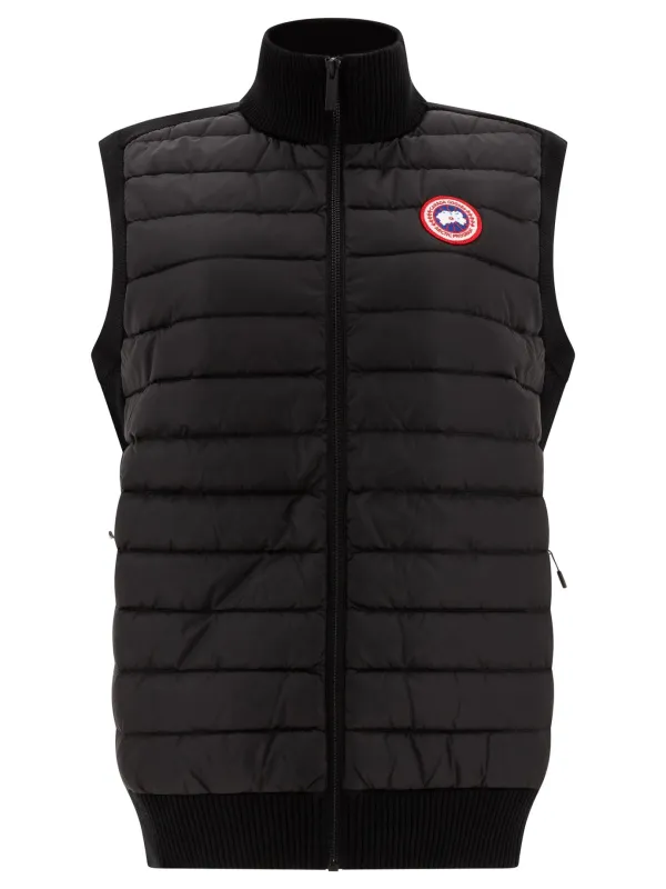 Hybridge Knit Sleeveless Jacket Jackets And Coats Black made by Canada Goose