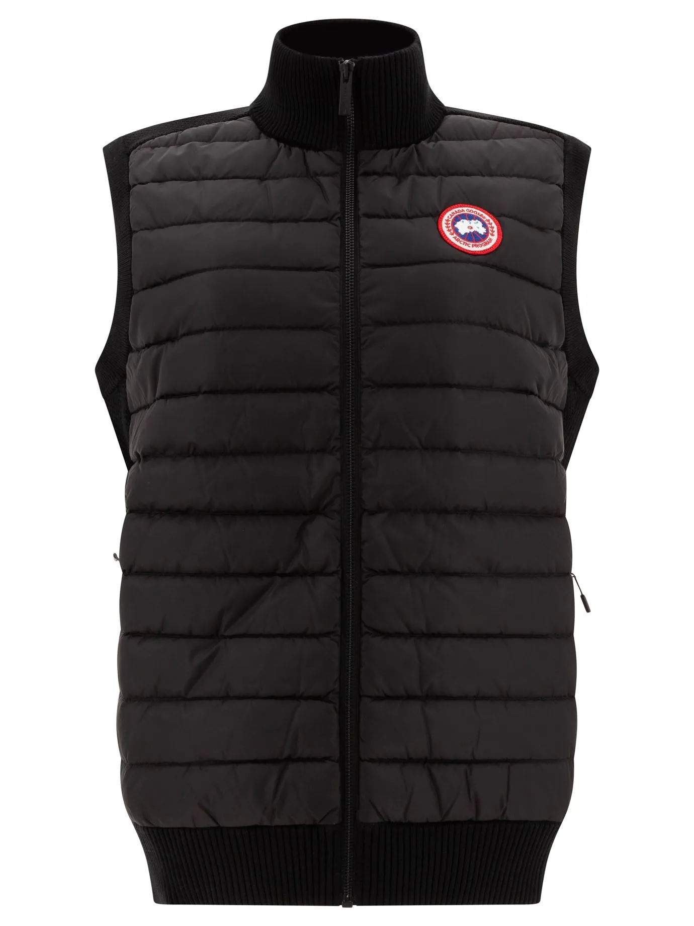Hybridge Knit Sleeveless Jacket Jackets And Coats Black sold by Wanan Luxury
