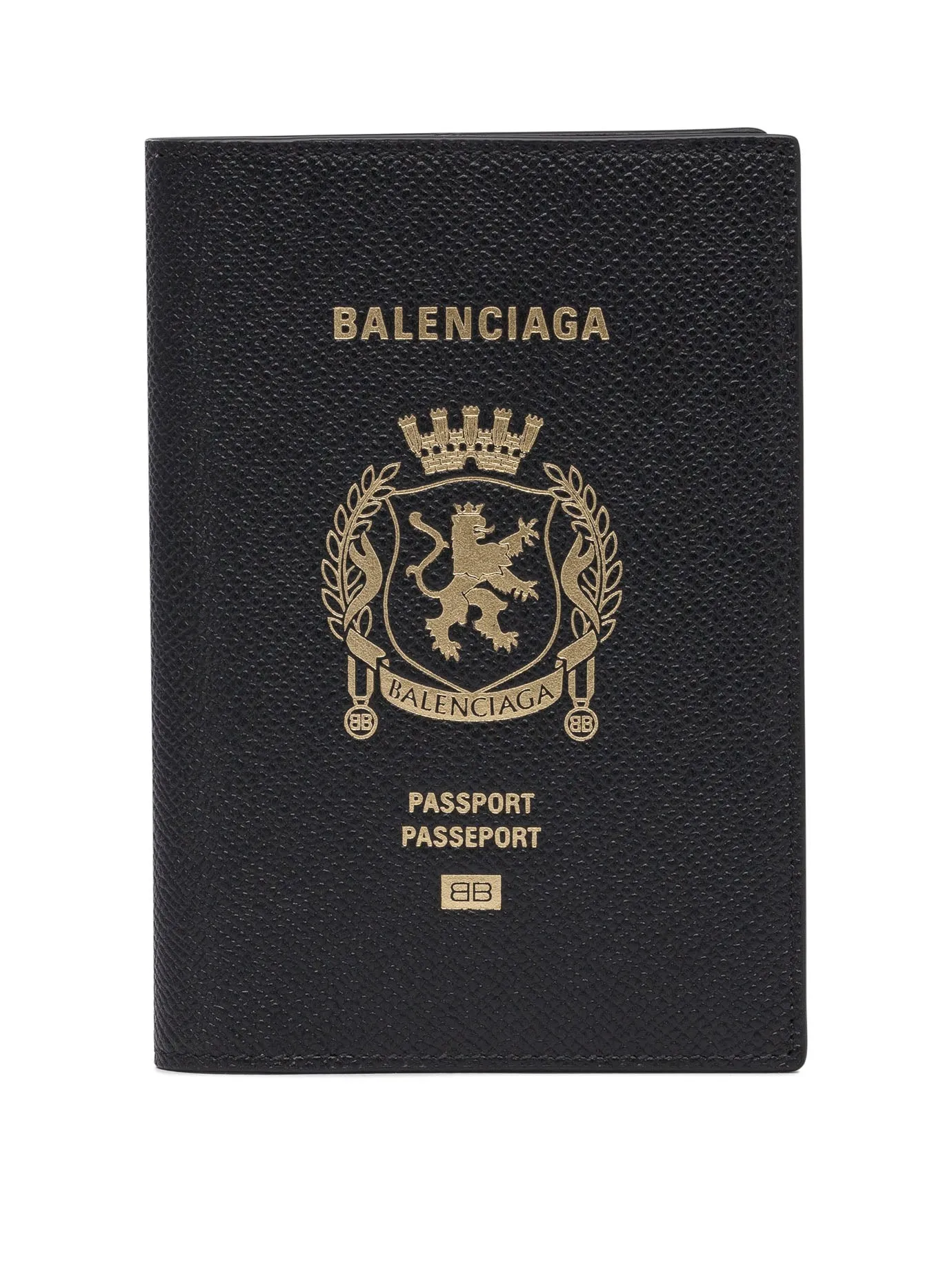 Leather Passport Holder Wallets & Card Holders Black sold by Wanan Luxury