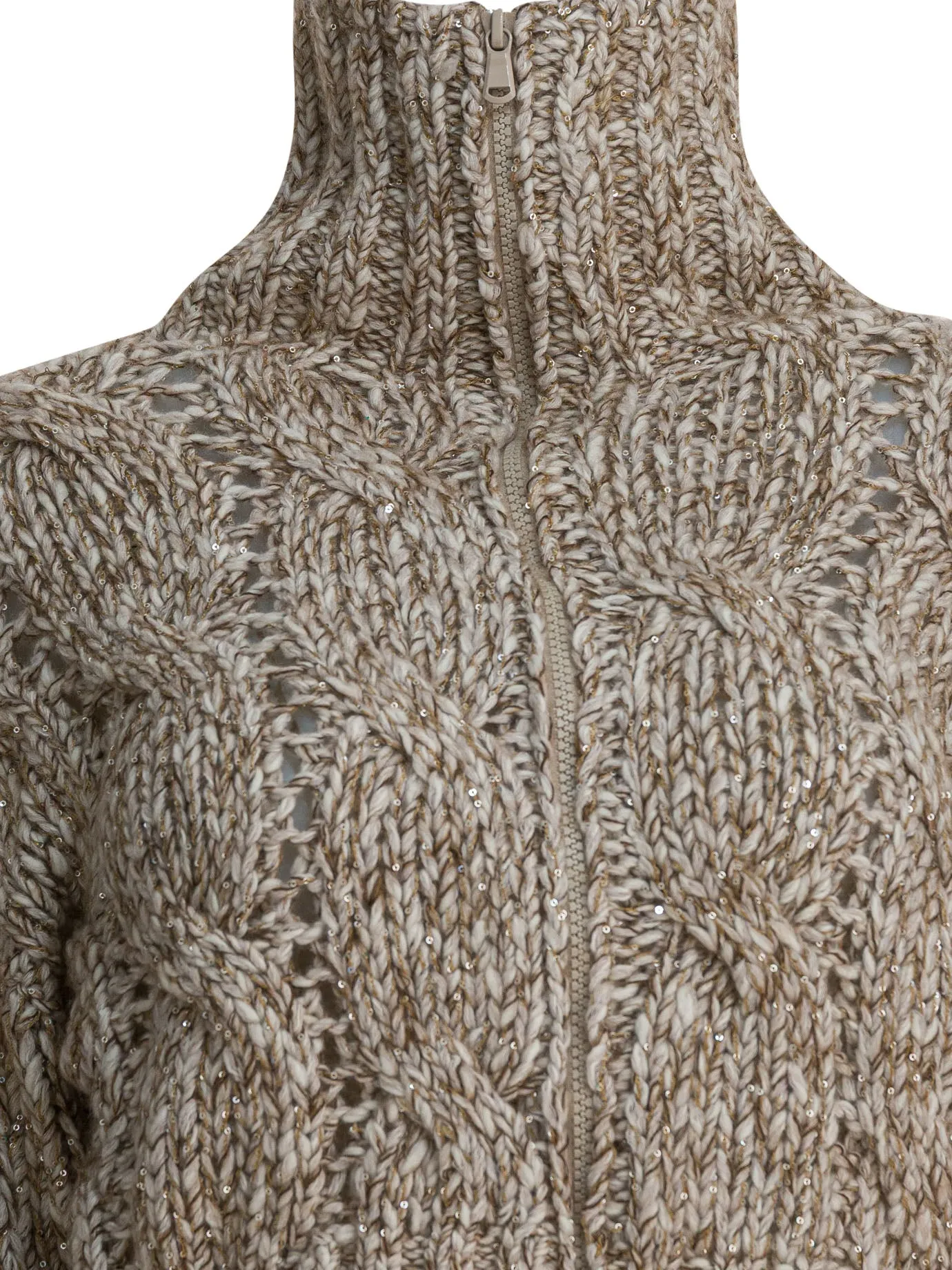 Dazzling Chiné Knitwear Beige sold by Wanan Luxury product image thumbnail 3