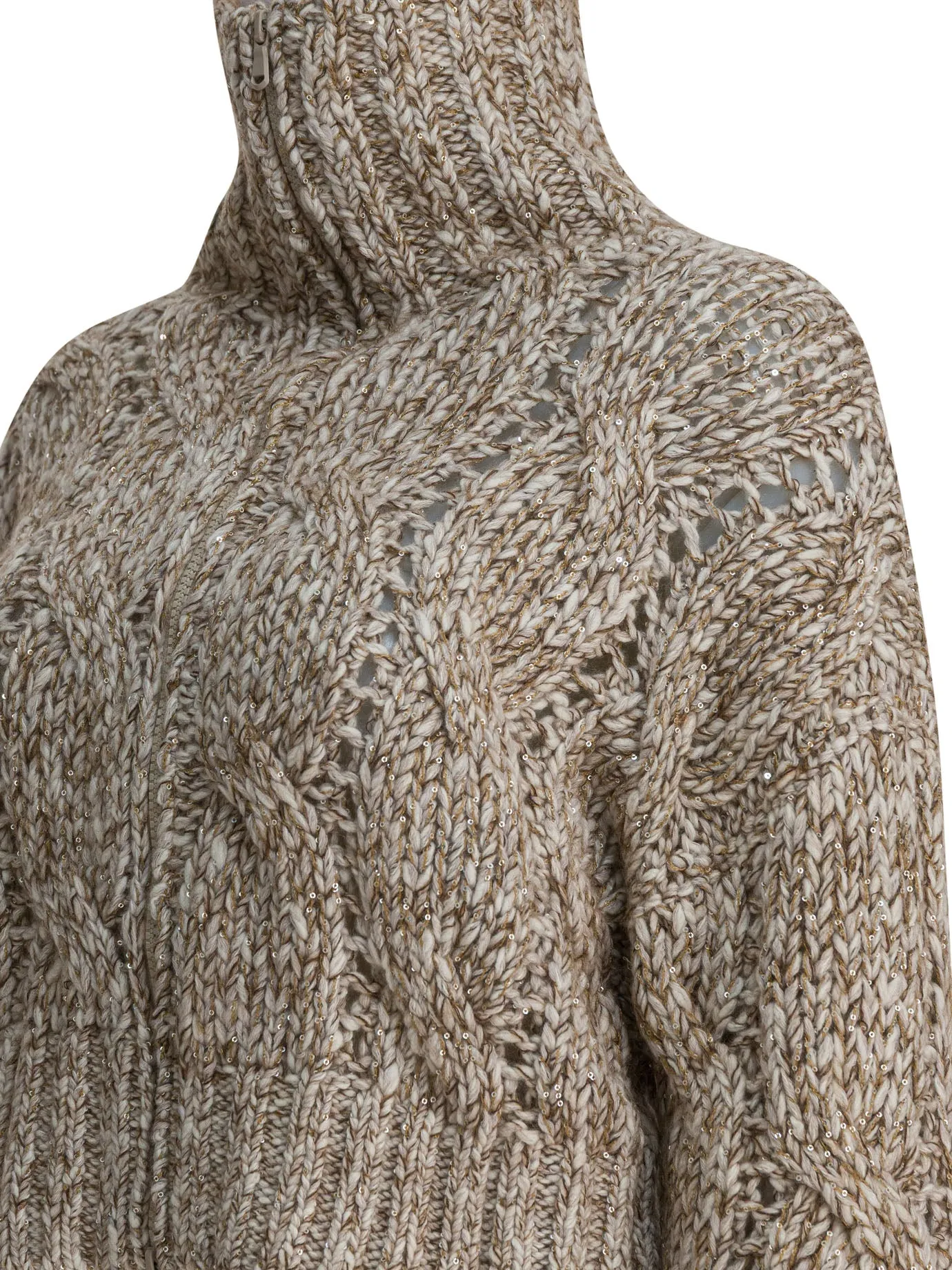 Dazzling Chiné Knitwear Beige sold by Wanan Luxury product image thumbnail 4