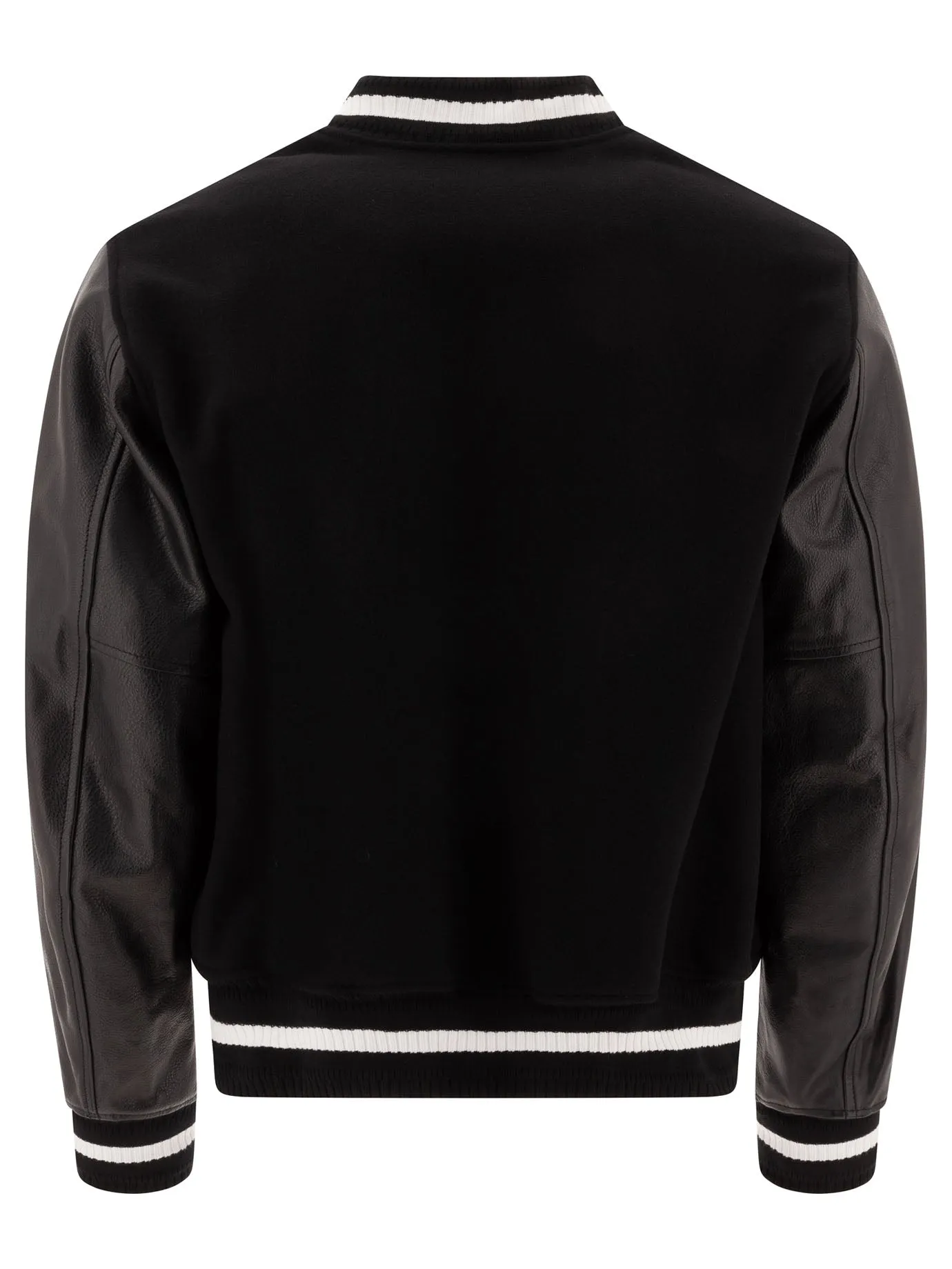 Wool Bomber Jacket Jackets And Coats Black sold by Wanan Luxury product image thumbnail 2