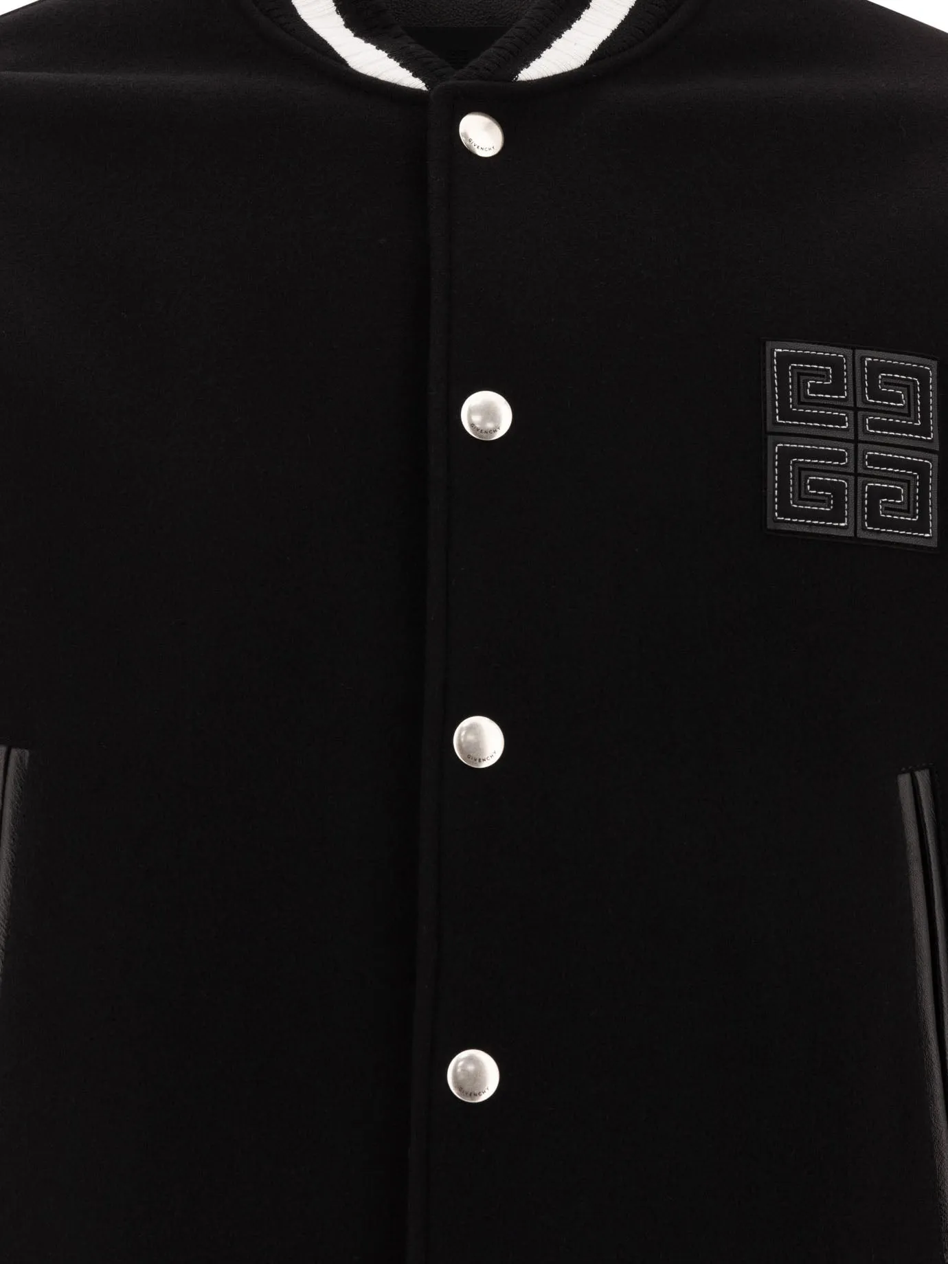 Wool Bomber Jacket Jackets And Coats Black sold by Wanan Luxury product image thumbnail 3