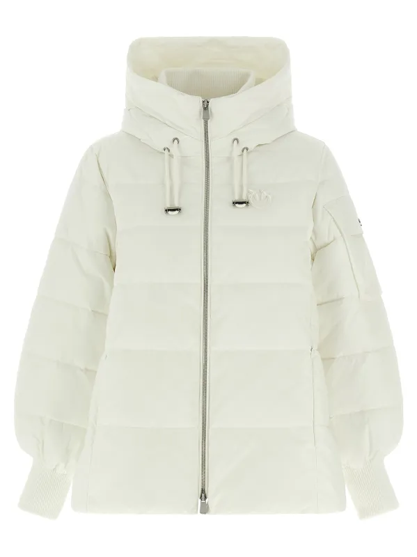 Crusca Puffer Jackets White sold by Wanan Luxury